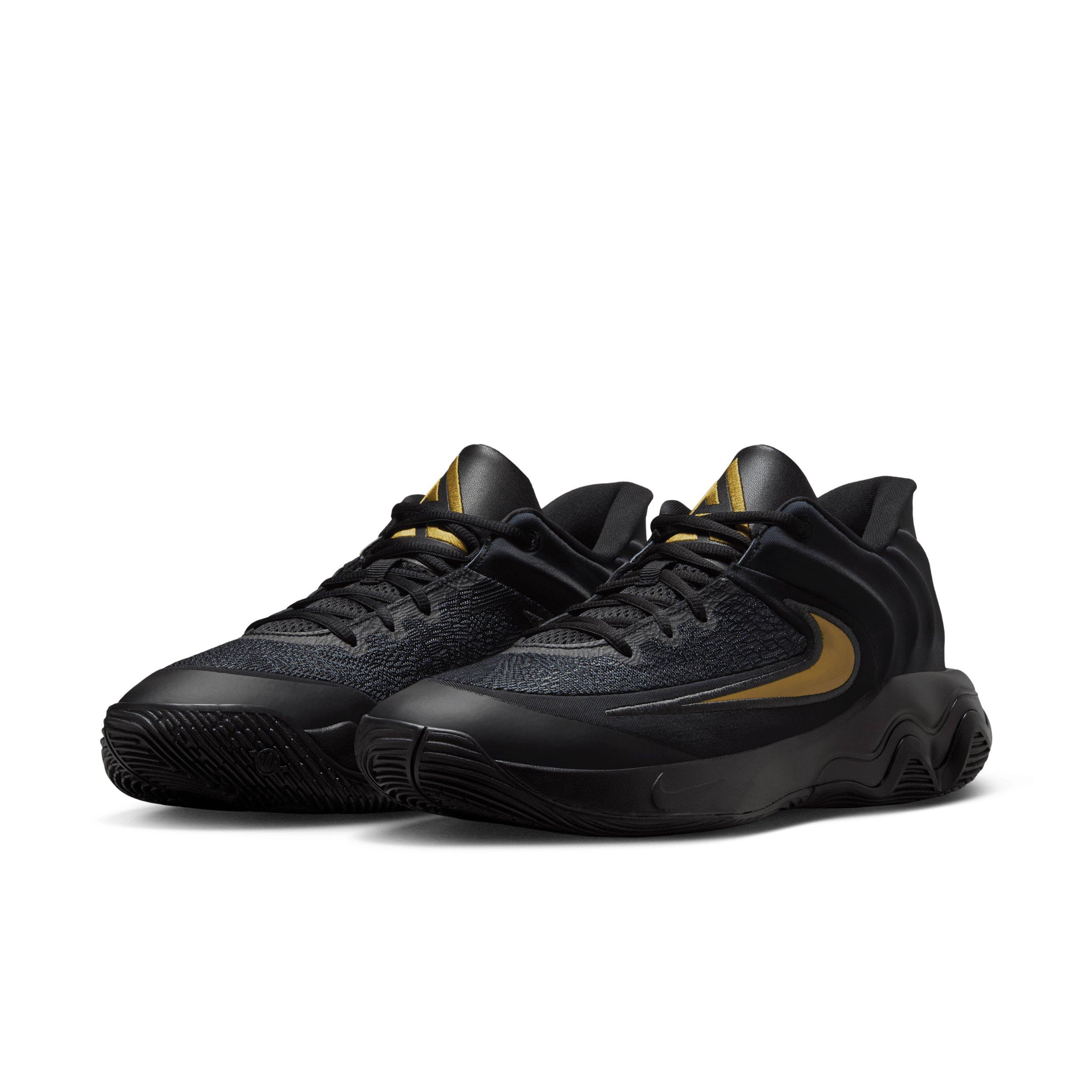 Nike Giannis Immortality 4 "Black/Metallic Gold" Men's Basketball Shoe - BLACK/GOLD Thumbnail View 3