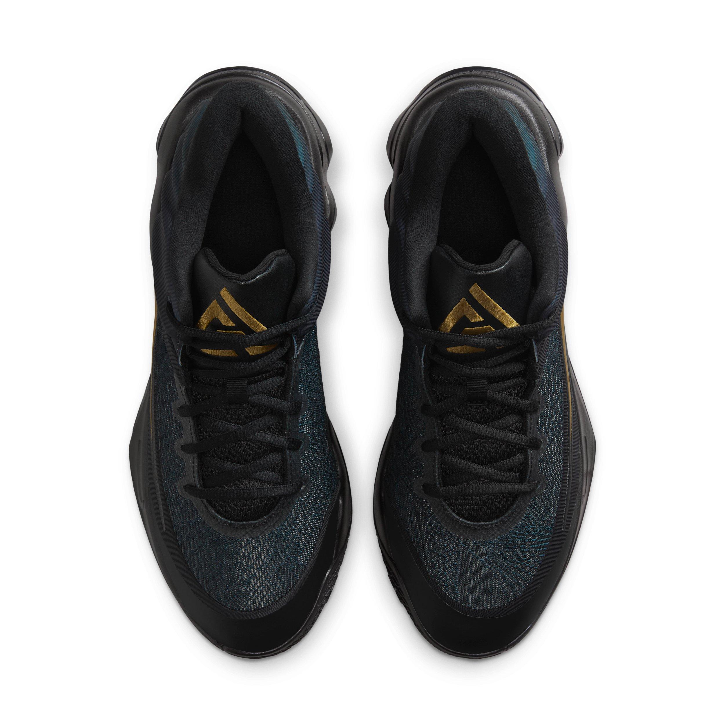 Nike Giannis Immortality 4 "Black/Metallic Gold" Men's Basketball Shoe - BLACK/GOLD Thumbnail View 4