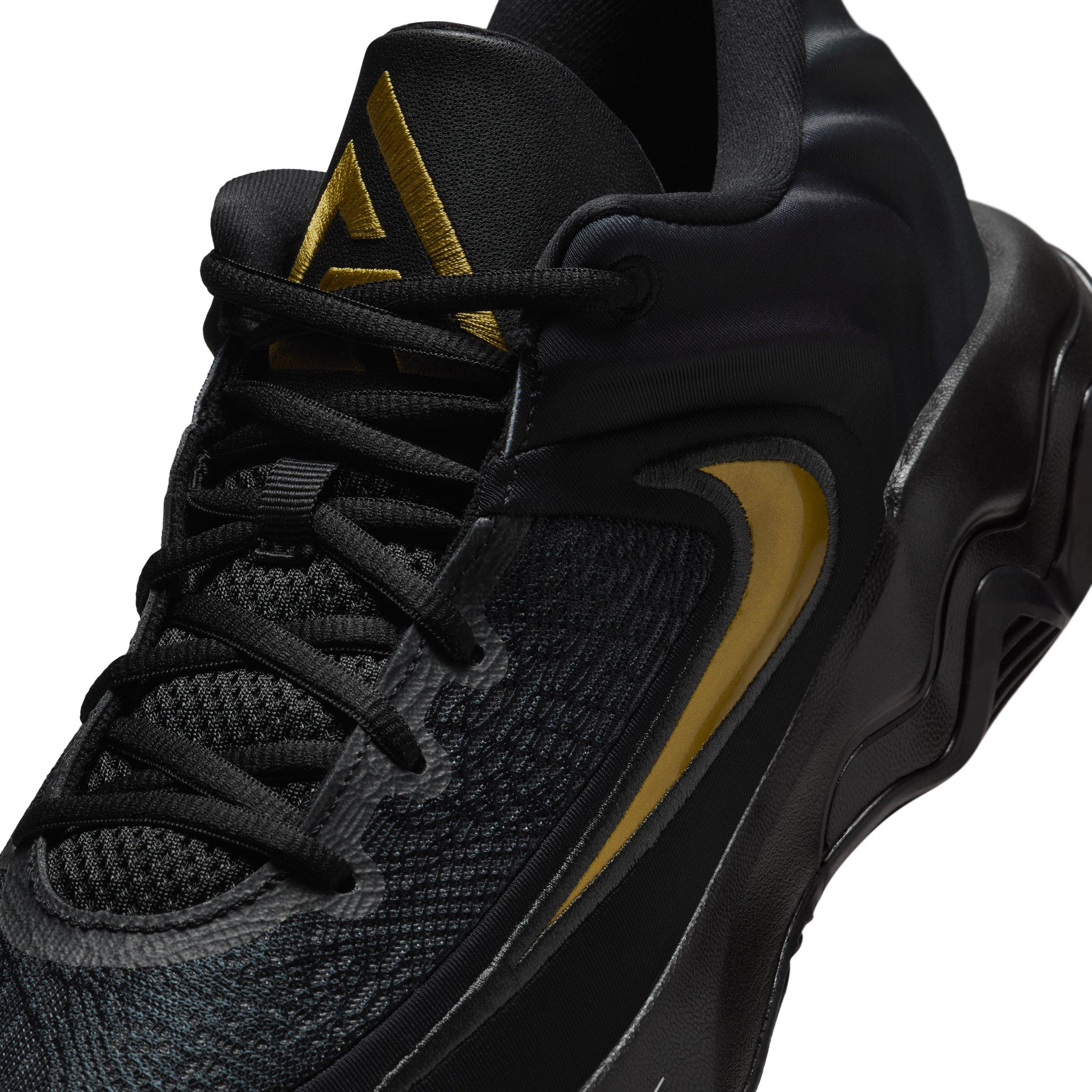 Nike Giannis Immortality 4 "Black/Metallic Gold" Men's Basketball Shoe - BLACK/GOLD Thumbnail View 7