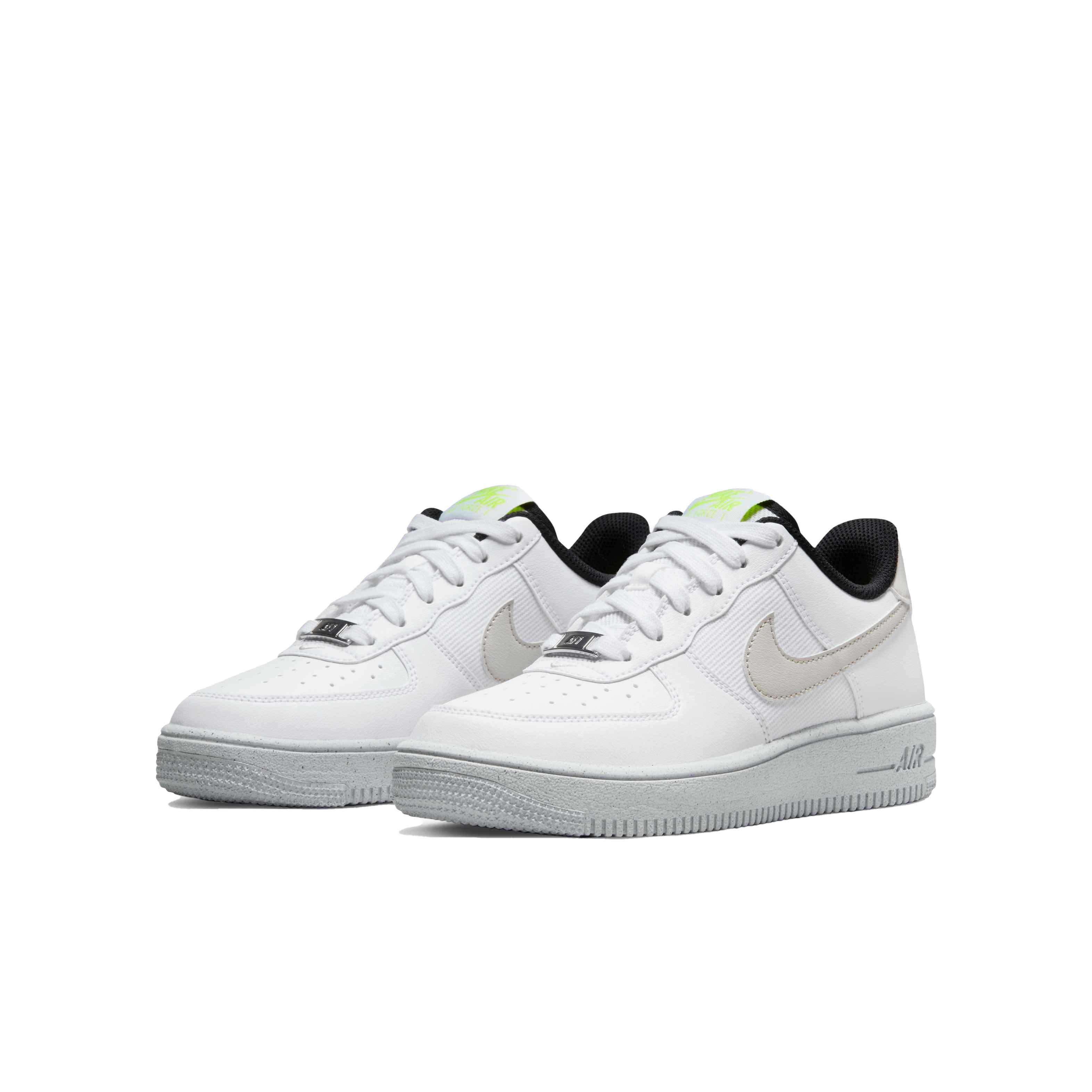 Nike Air Force 1 Low Worldwide White Barely Volt (GS) Kids