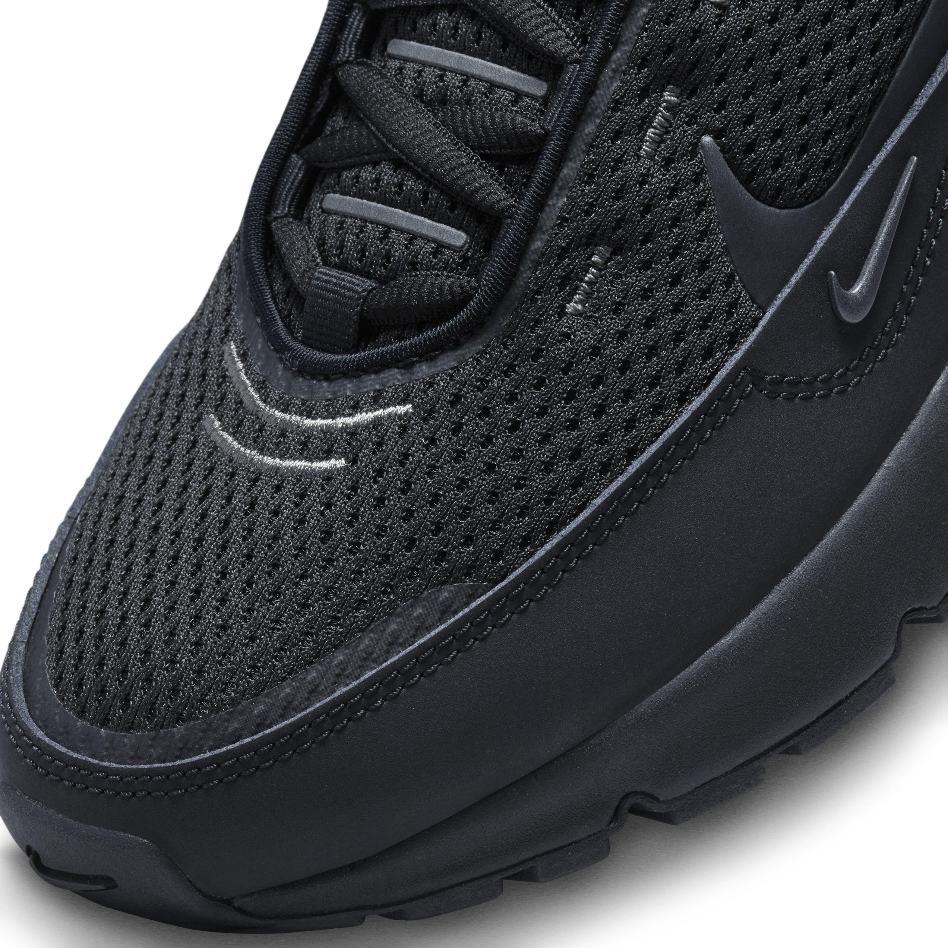 Nike Air Max 90 Black Mesh Men's Shoe - Hibbett