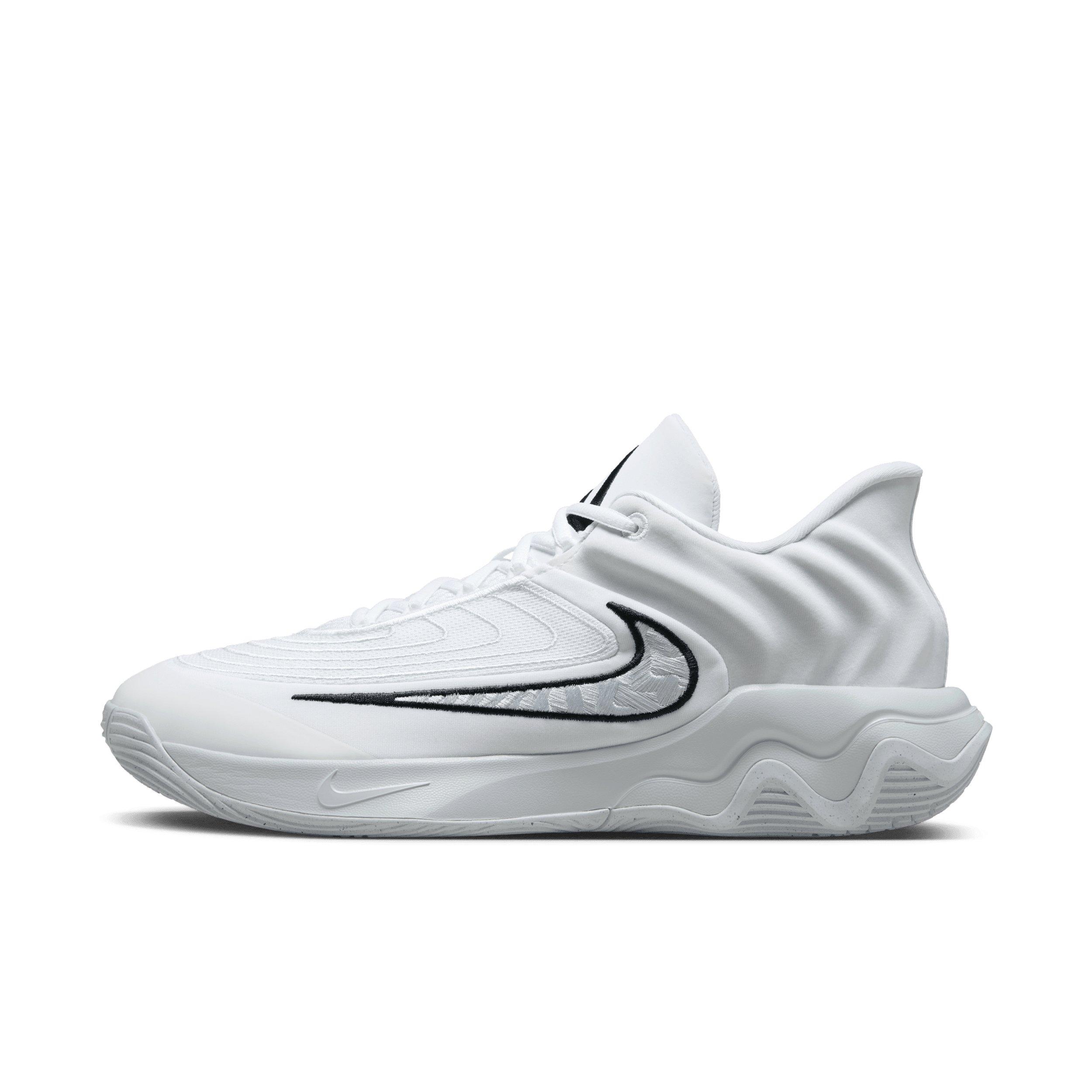 Nike Giannis Immortality 4 "White/Pure Platinum/Black" Men's Basketball Shoe - WHITE/PLATINUM/BLACK Thumbnail View 2