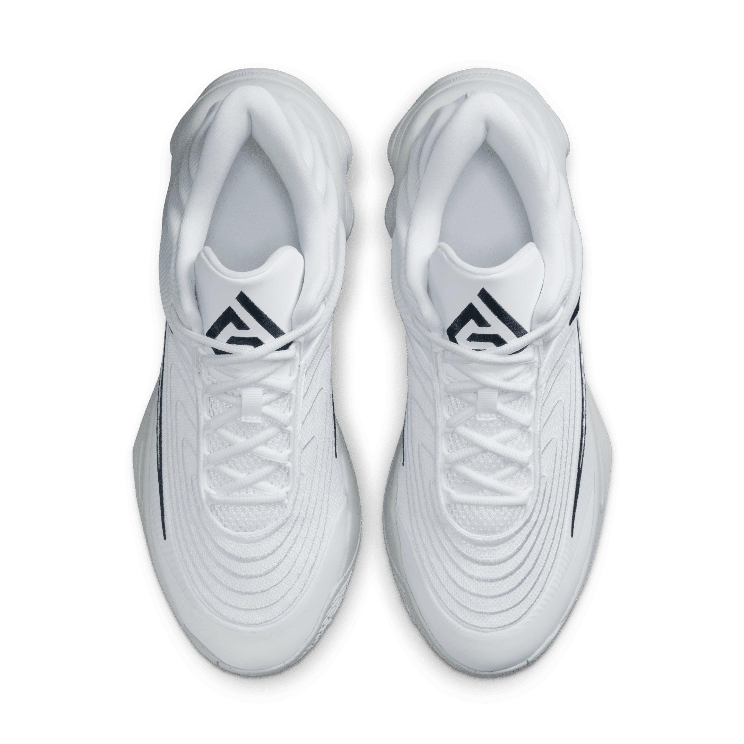 Nike Giannis Immortality 4 "White/Pure Platinum/Black" Men's Basketball Shoe - WHITE/PLATINUM/BLACK Thumbnail View 4