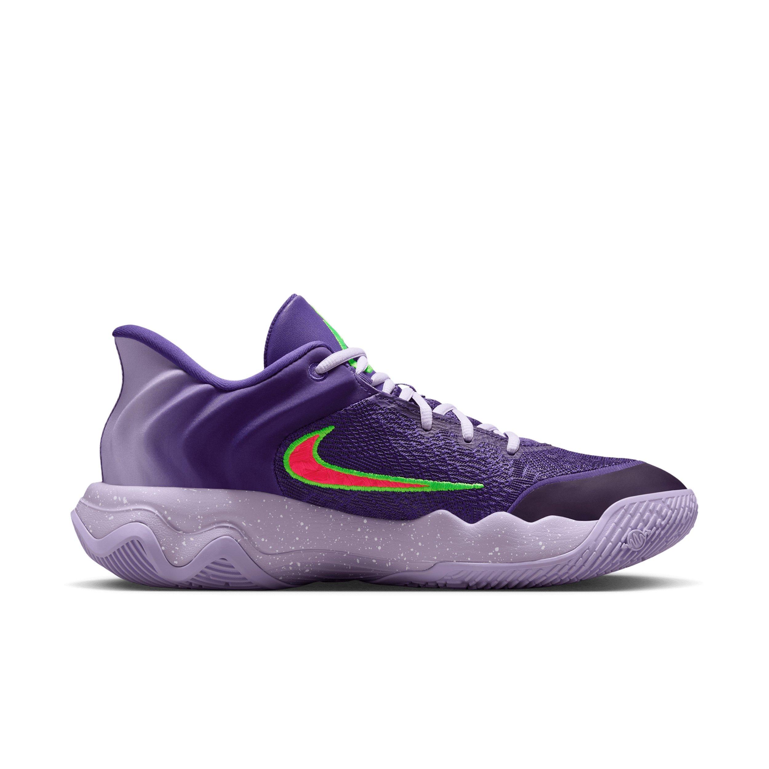 Nike Giannis Immortality 4 "Court Purple/Hydrangeas/White/Bright Crimson" Men's Basketball Shoe - PURPLE/HYDRANGEAS/WHITE/CRIMSON Thumbnail View 1