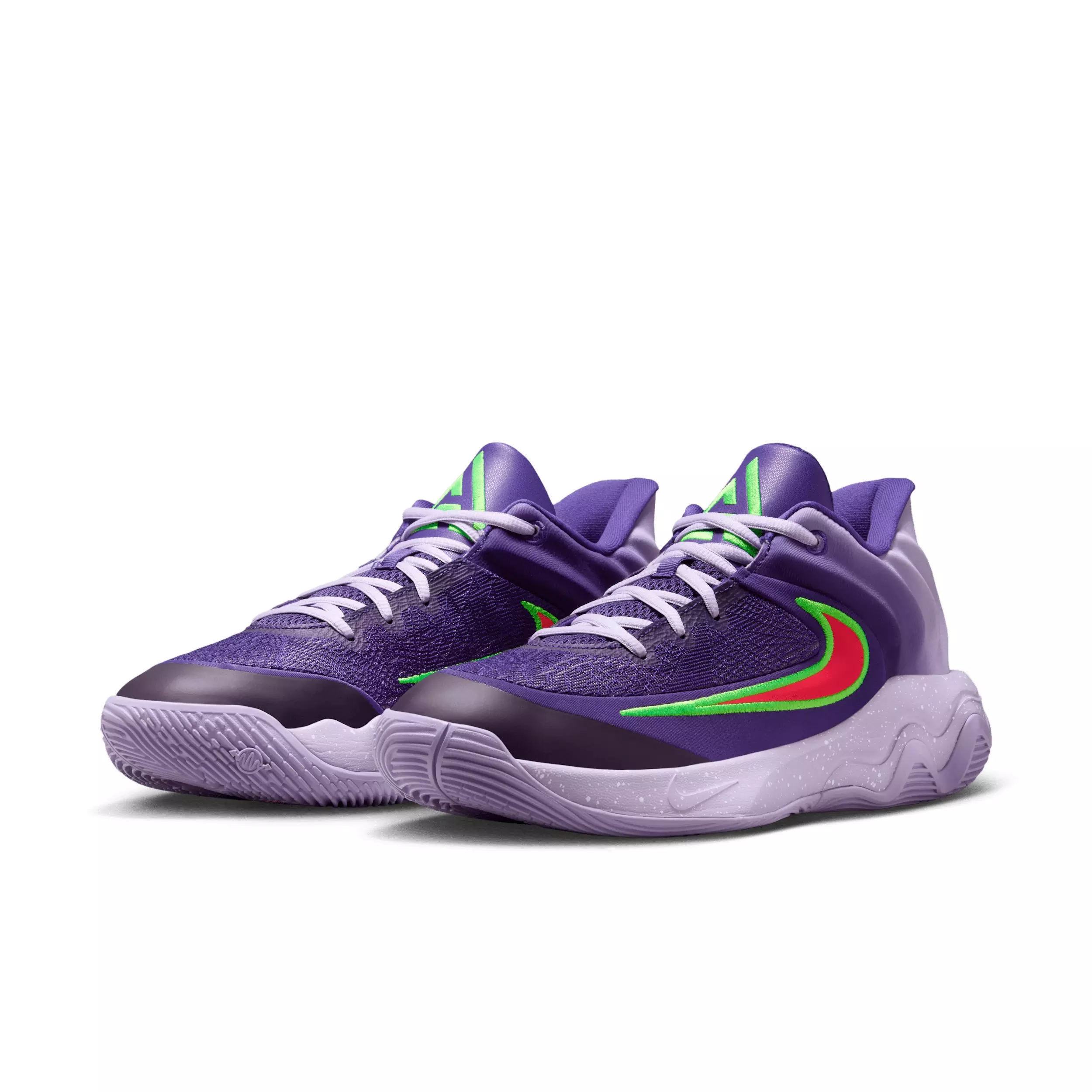 Nike Giannis Immortality 4 "Court Purple/Hydrangeas/White/Bright Crimson" Men's Basketball Shoe - PURPLE/HYDRANGEAS/WHITE/CRIMSON