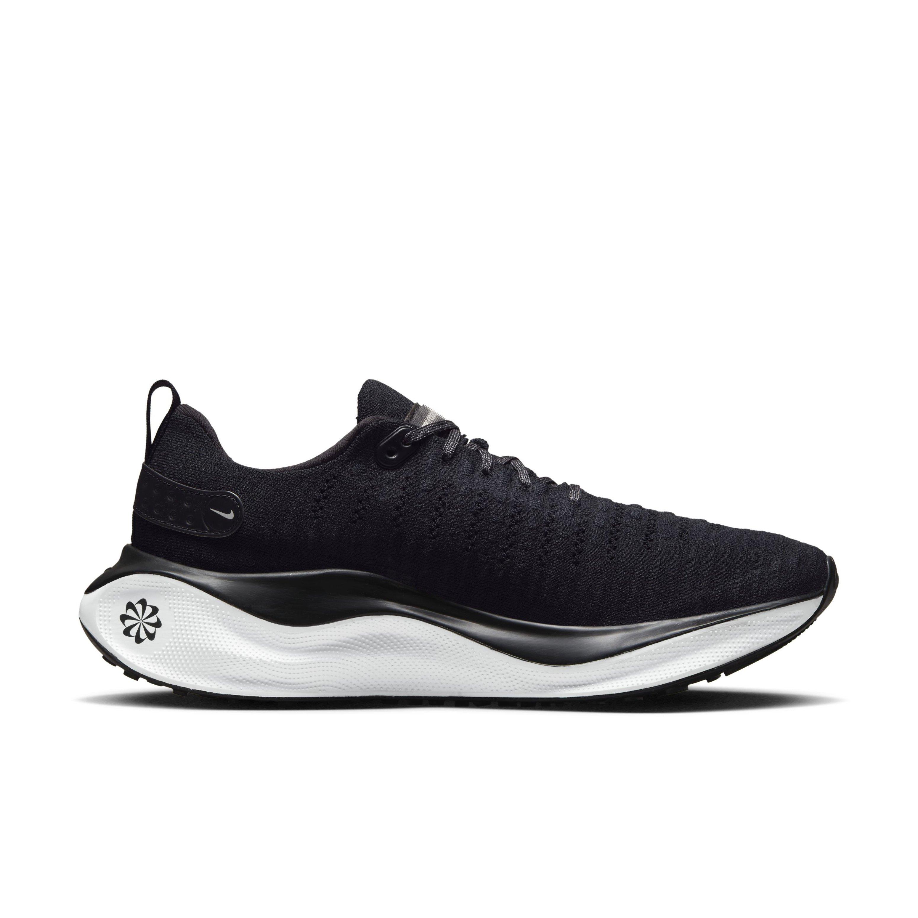 Nike Infinity RN 4 "Black/White/Dark Grey" Men's Running Shoe - BLACK/WHITE/GREY Thumbnail View 1