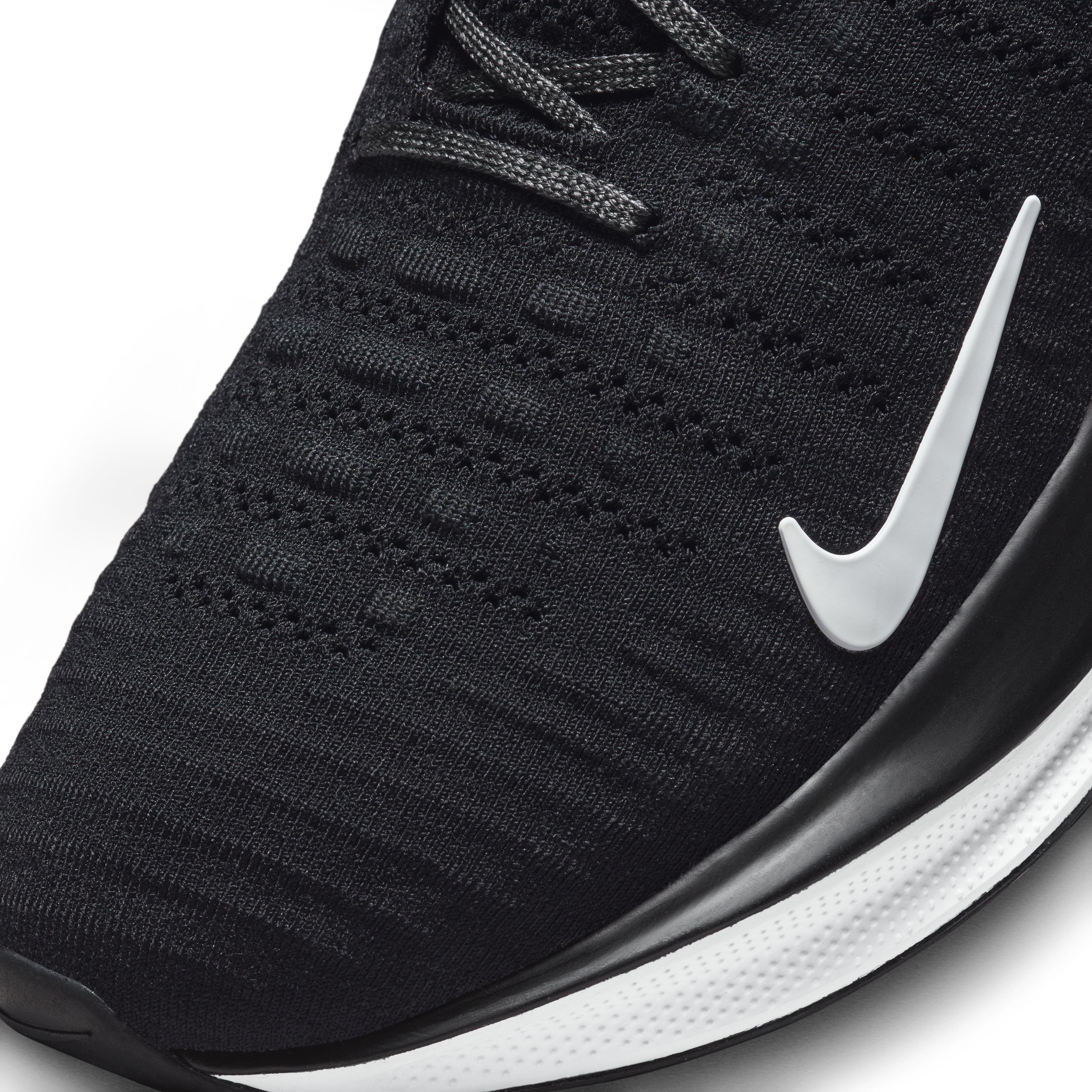 Nike Infinity RN 4 "Black/White/Dark Grey" Men's Running Shoe - BLACK/WHITE/GREY Thumbnail View 7