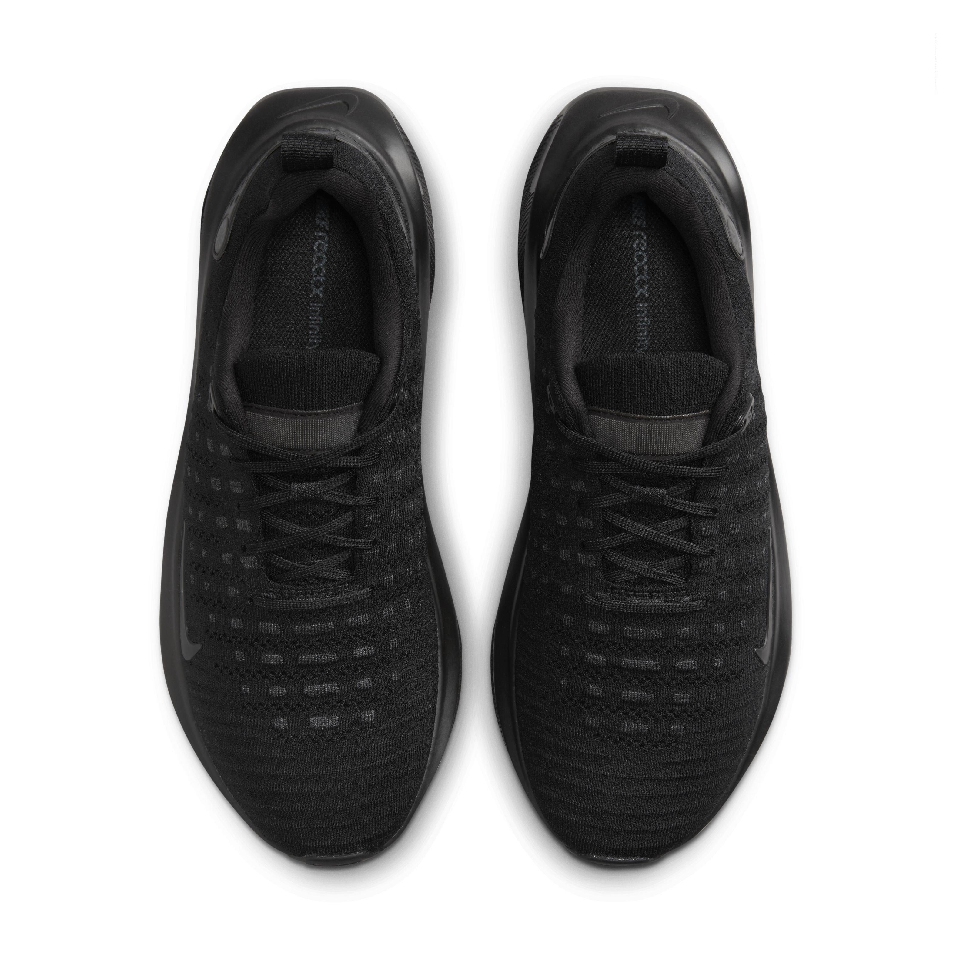 Nike Infinity RN 4 "Black/Black/Anthracite" Men's Running Shoe - BLACK/BLACK/ANTHRACITE Thumbnail View 4