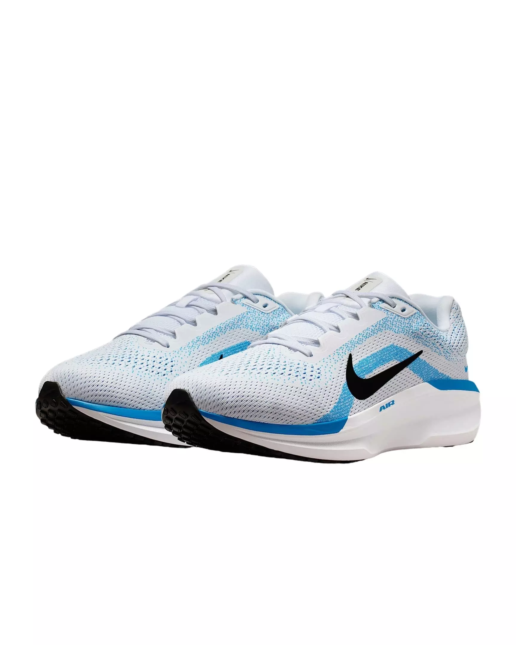Nike Winflo 11 "White/Blue Hero/Black" Men's Wide Running Shoe - WHITE/BLUE/BLACK