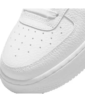  Nike Big Kids' Shoe Air Force 1 LV8 1 (White/Obsidian-Habanero  Red, Numeric_5)