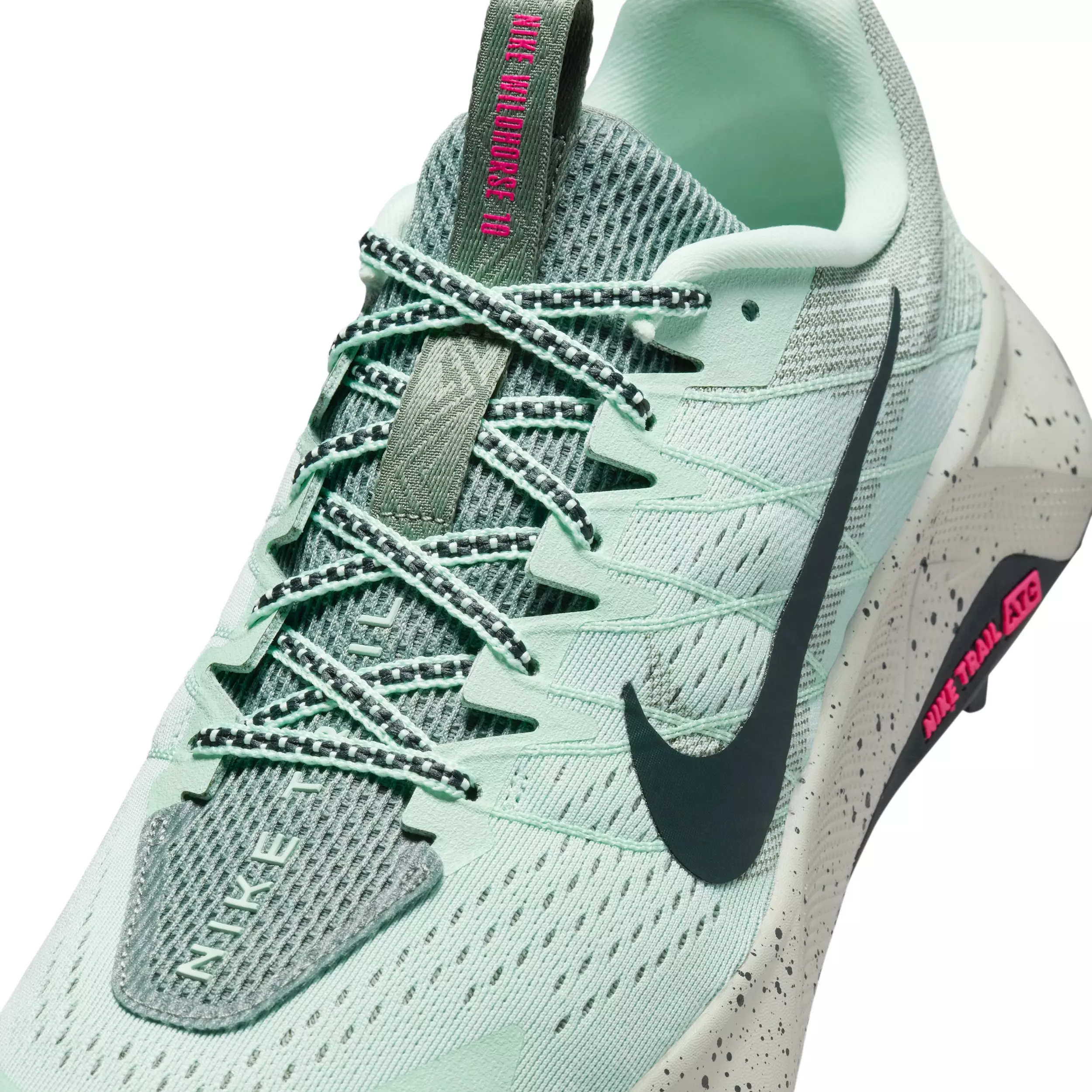 Nike Wildhorse 10 "Mint Foam/Clay Green/Hyper Pink/Seaweed" Men's Trail Running Shoe - MINT/GREEN/PINK/SEAWEED