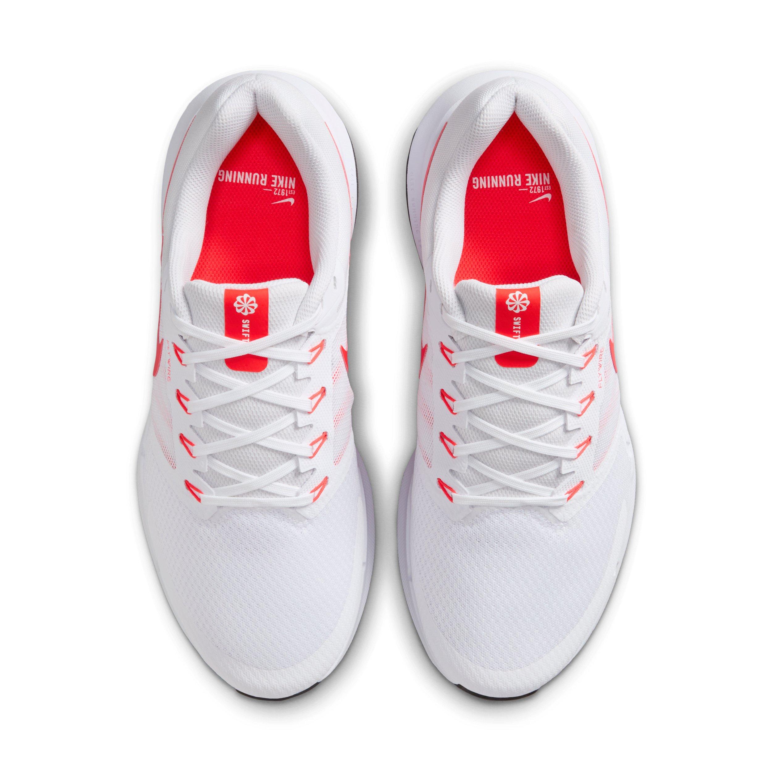Nike Run Swift 3 "White/Black/Bright Crimson" Men's Running Shoe - WHITE/BLACK/CRIMSON Thumbnail View 4