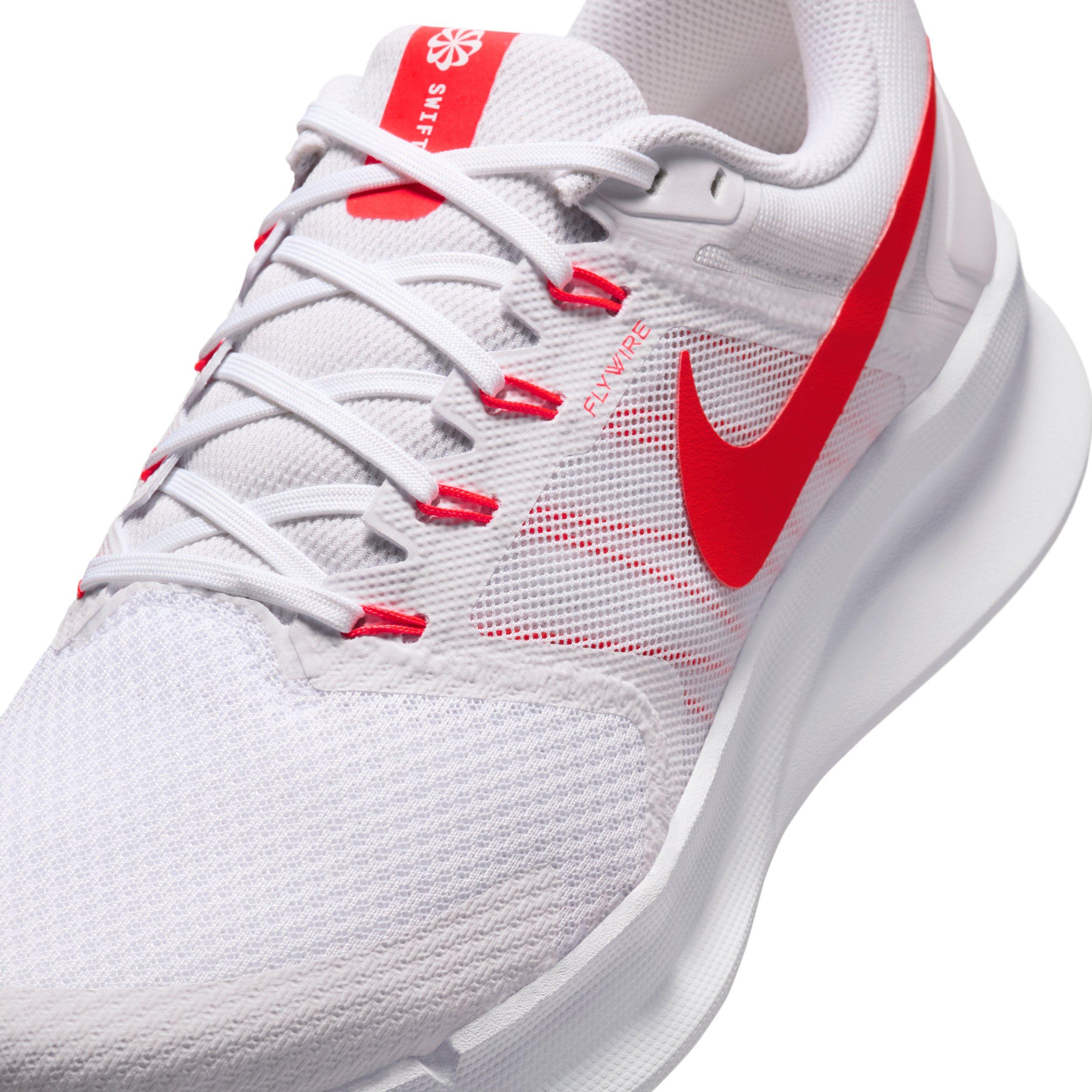 Nike Run Swift 3 "White/Black/Bright Crimson" Men's Running Shoe - WHITE/BLACK/CRIMSON Thumbnail View 7