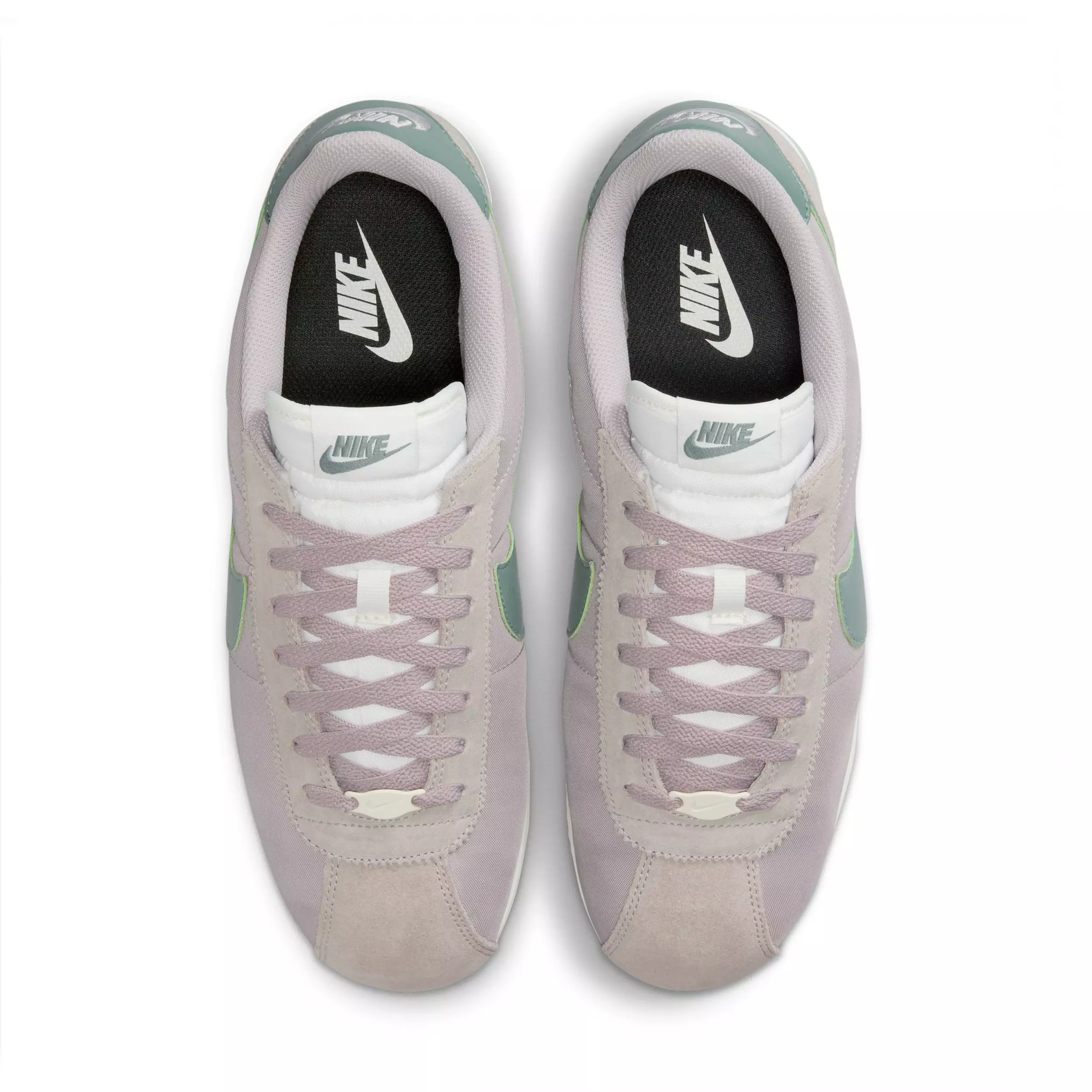 Nike Cortez Textile "College Grey/Sail/Clay Green" Men's Shoe - GREY/SAIL/GREEN