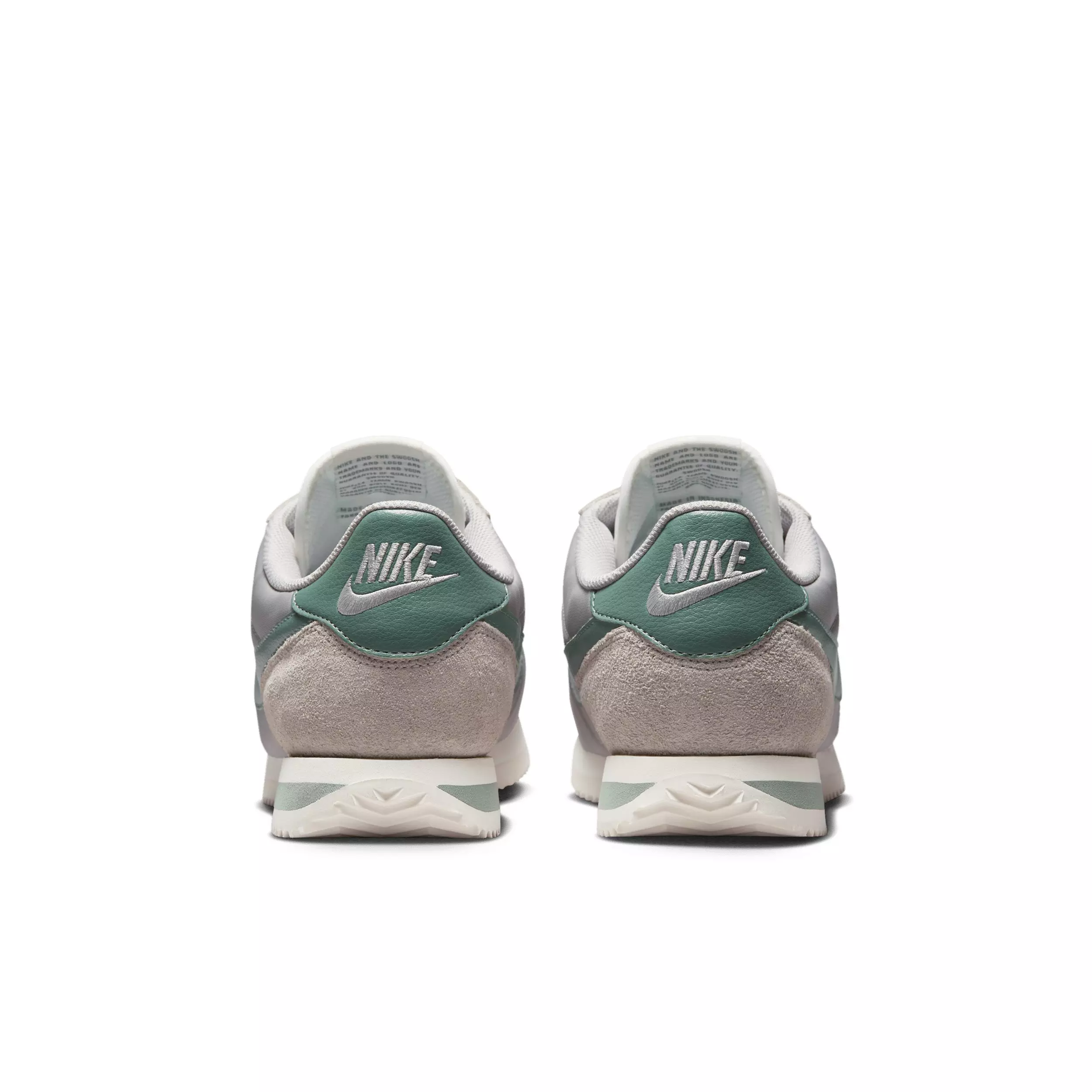 Nike Cortez Textile "College Grey/Sail/Clay Green" Men's Shoe - GREY/SAIL/GREEN