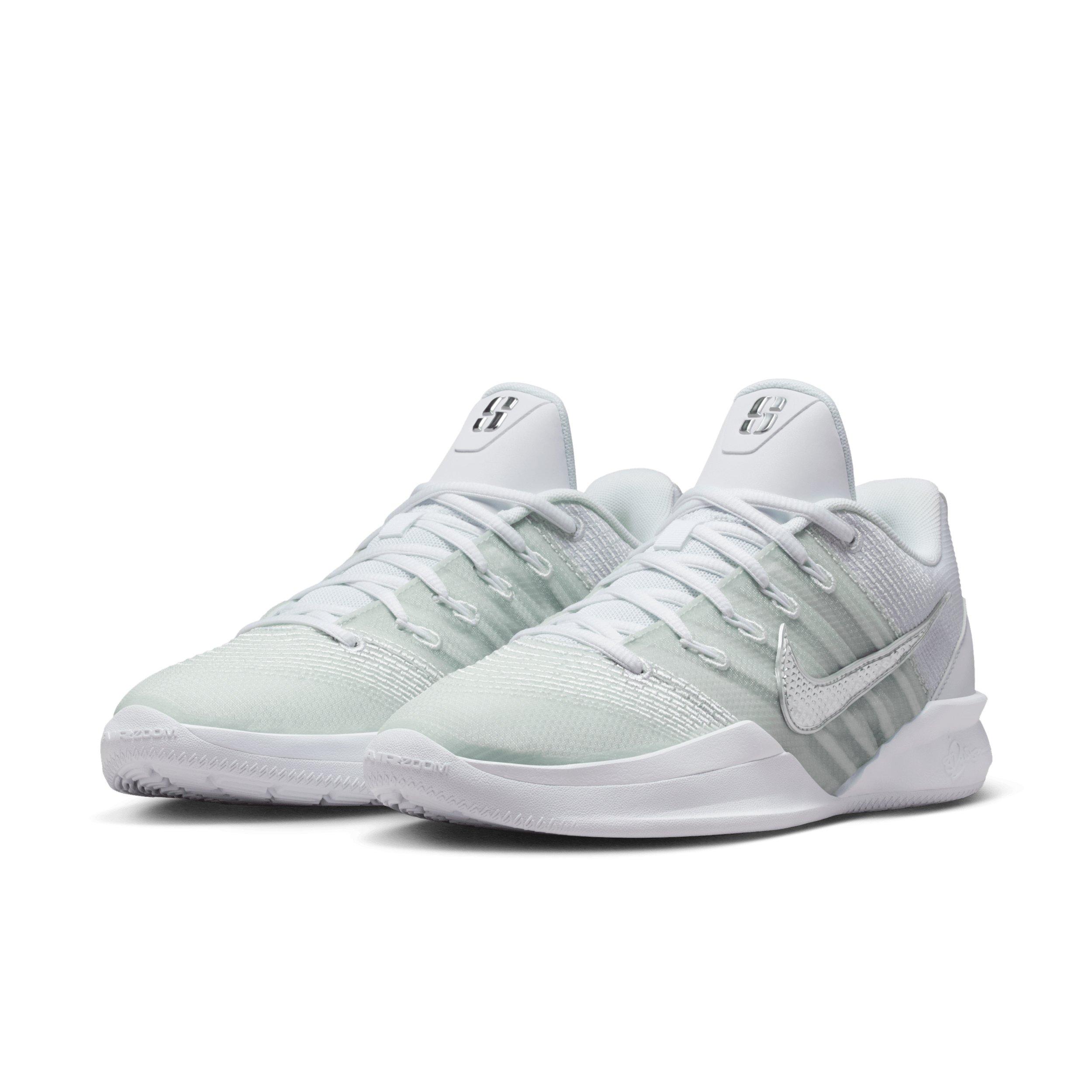 Nike Sabrina 3 "White/Mint Foam/Metallic Silver" Men's Basketball Shoe - WHITE/MINT/SILVER Thumbnail View 3
