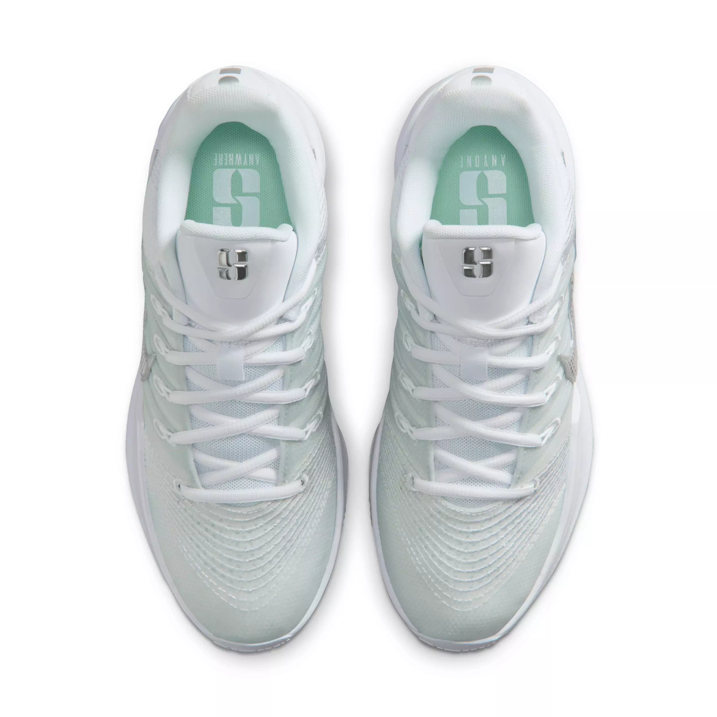 Nike Sabrina 3 "White/Mint Foam/Metallic Silver" Men's Basketball Shoe - WHITE/MINT/SILVER