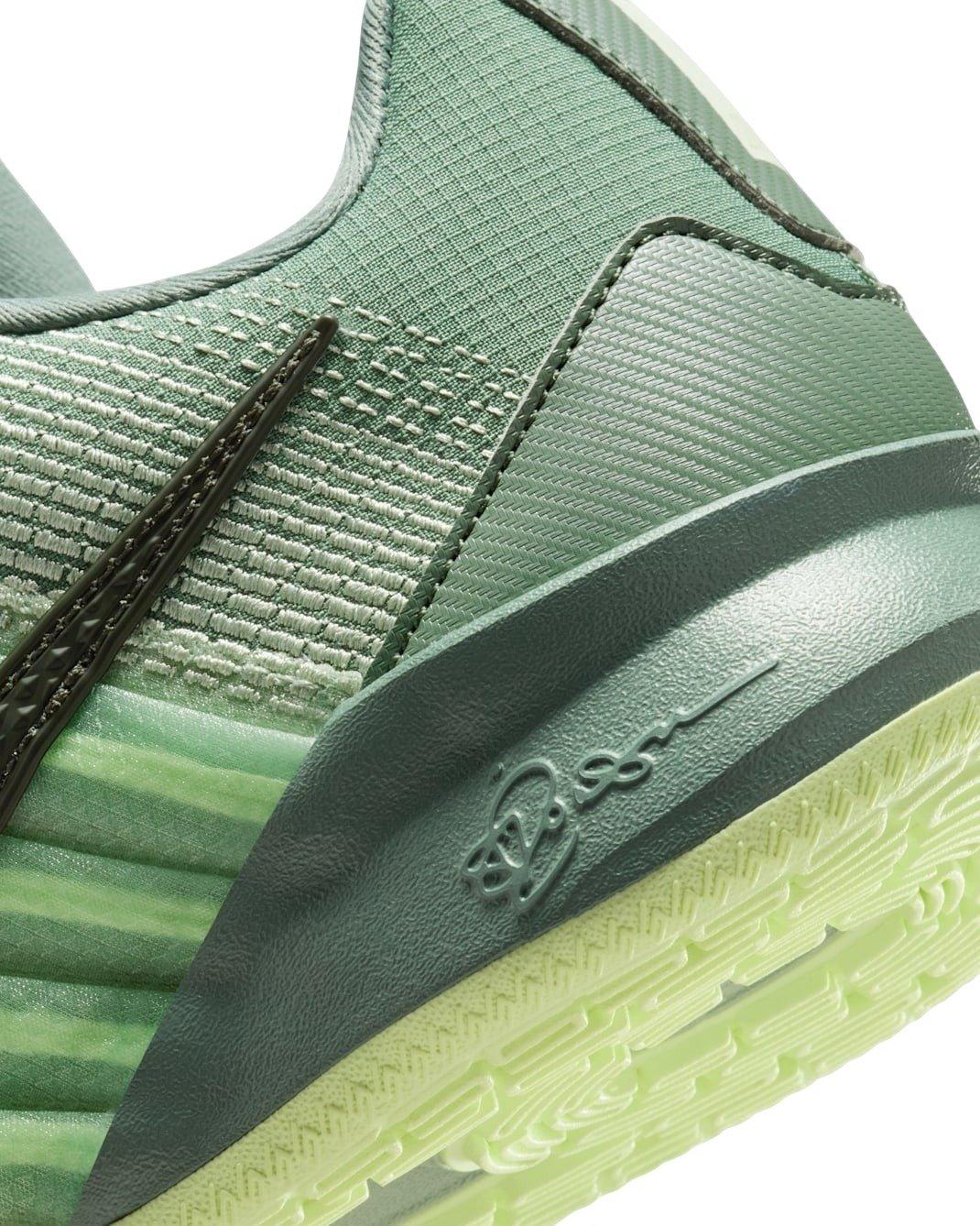 Nike Sabrina 3 "Clay Green/Seafoam/Volt Tint/Sequoia" Men's Basketball Shoe - GREEN/SEAFOAM/VOLT/SEQUOIA Thumbnail View 7