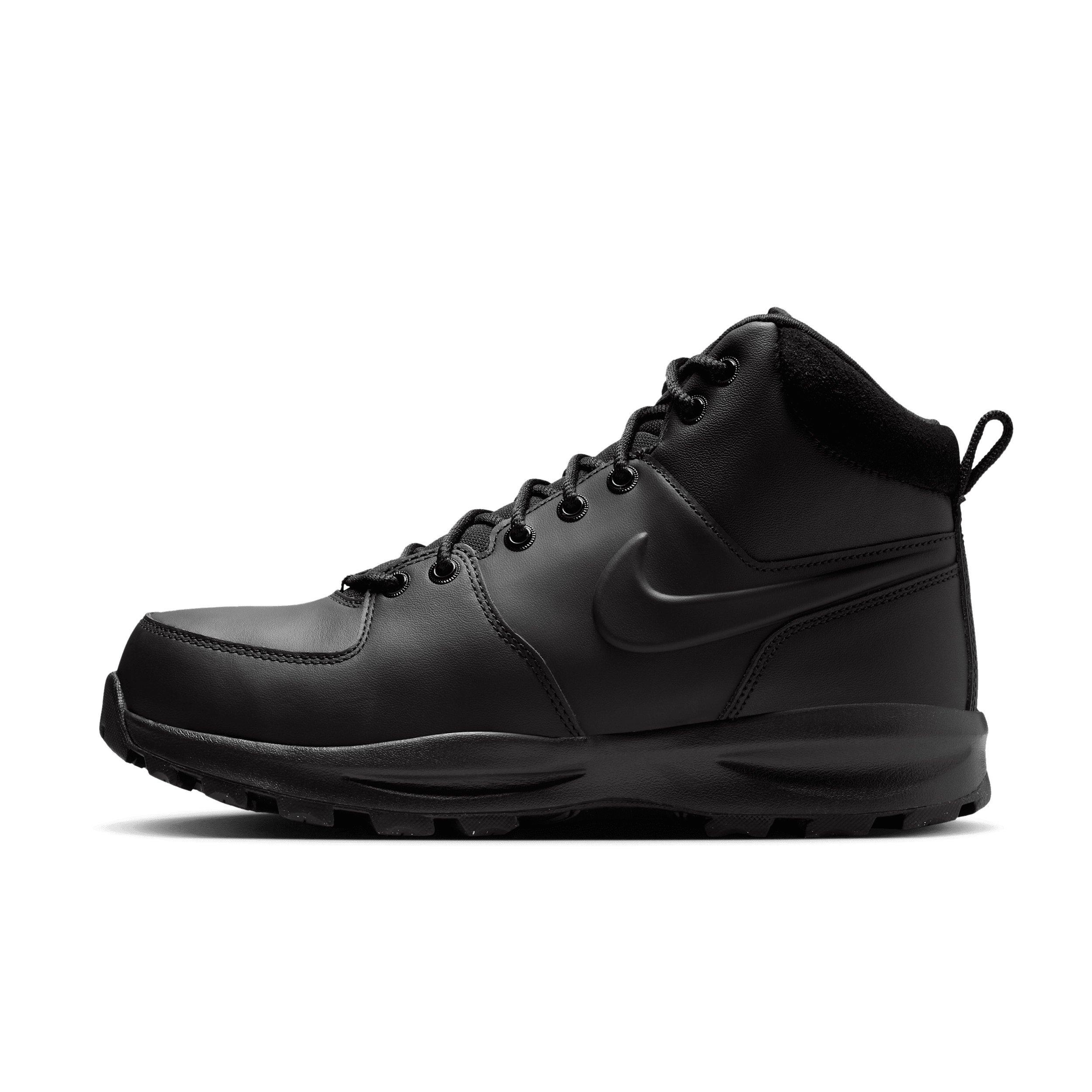 Nike Manoa Leather "Black/Black/Black" Men's Boot - BLACK/BLACK/BLACK Thumbnail View 2