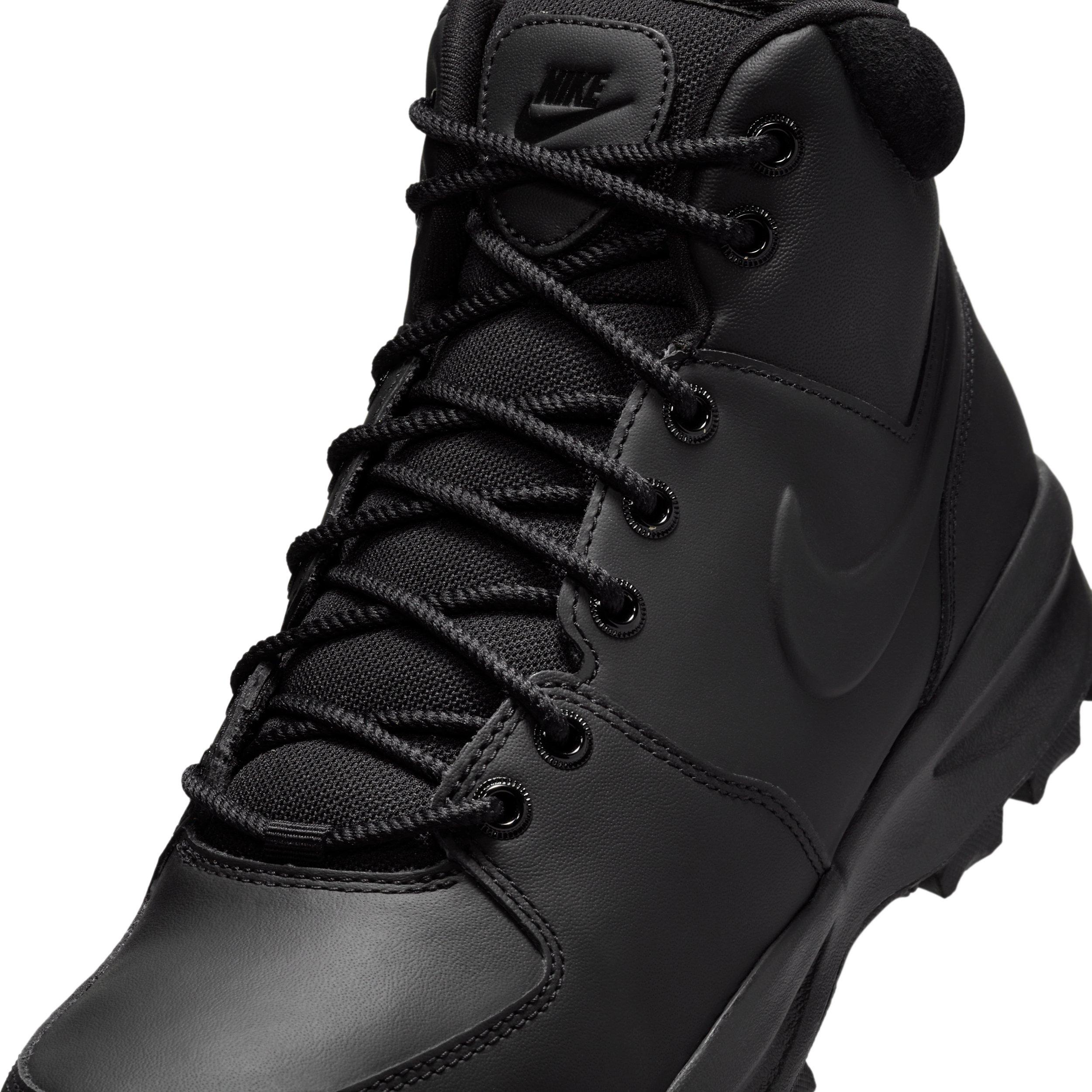 Nike Manoa Leather "Black/Black/Black" Men's Boot - BLACK/BLACK/BLACK Thumbnail View 7