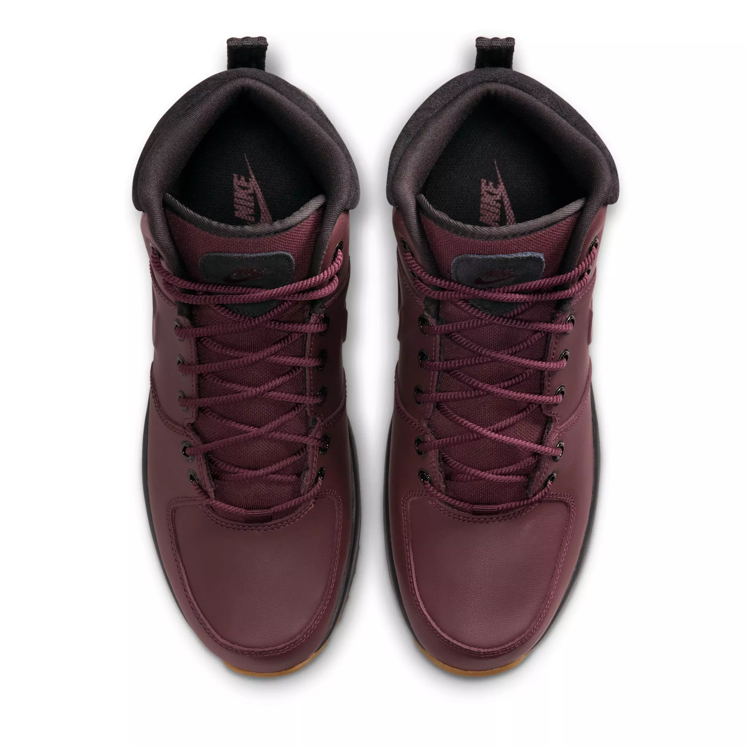 Nike Manoa Leather "Burgundy Crush/Black/Gum Medium Brown/Burgundy Crush" Men's Boot - BURGUNDY/BLACK/MD BROWN/BURGUNDY