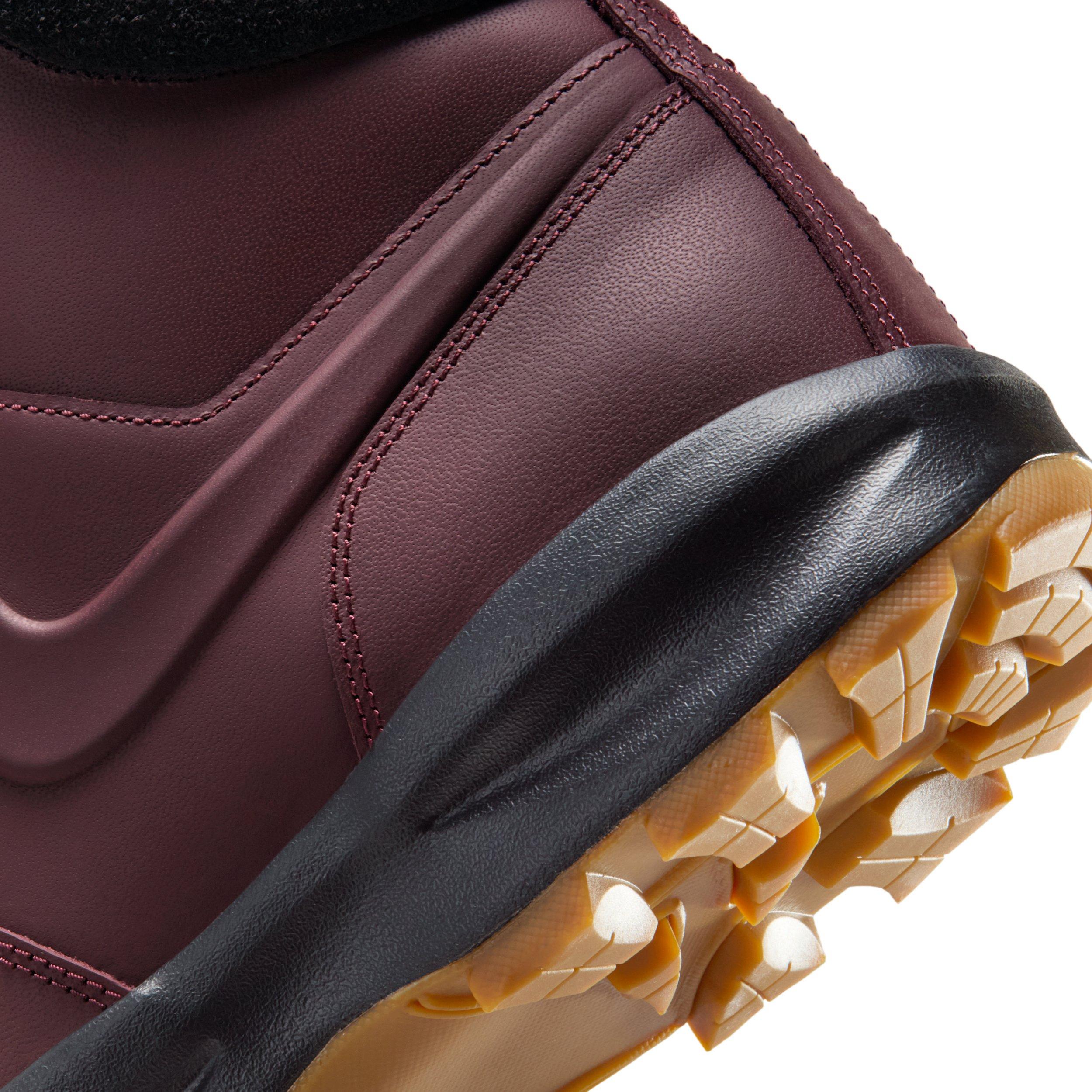 Nike Manoa Leather "Burgundy Crush/Black/Gum Medium Brown/Burgundy Crush" Men's Boot - BURGUNDY/BLACK/MD BROWN/BURGUNDY Thumbnail View 8