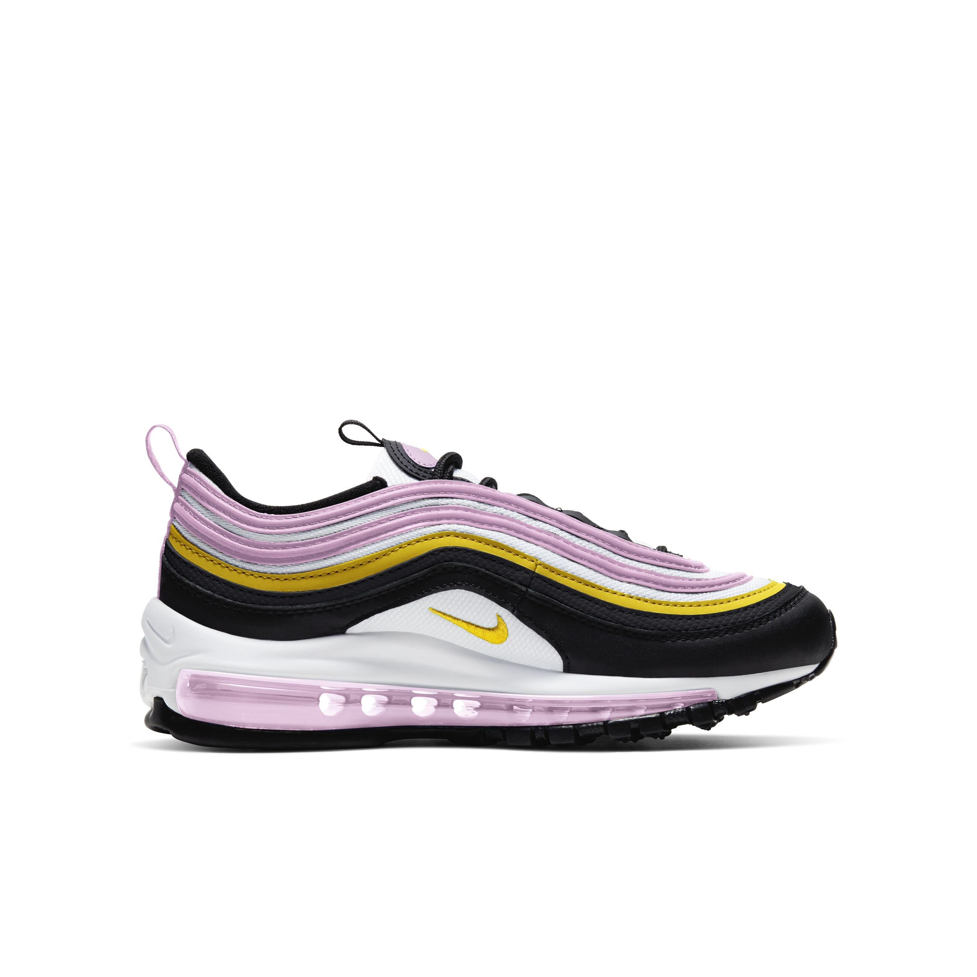 white pink and yellow air max 97