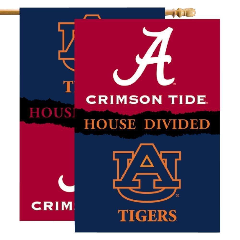BSI NCAA Alabama Crimson Tide 2-Sided 28x40 House Banner with Pole Sleeve