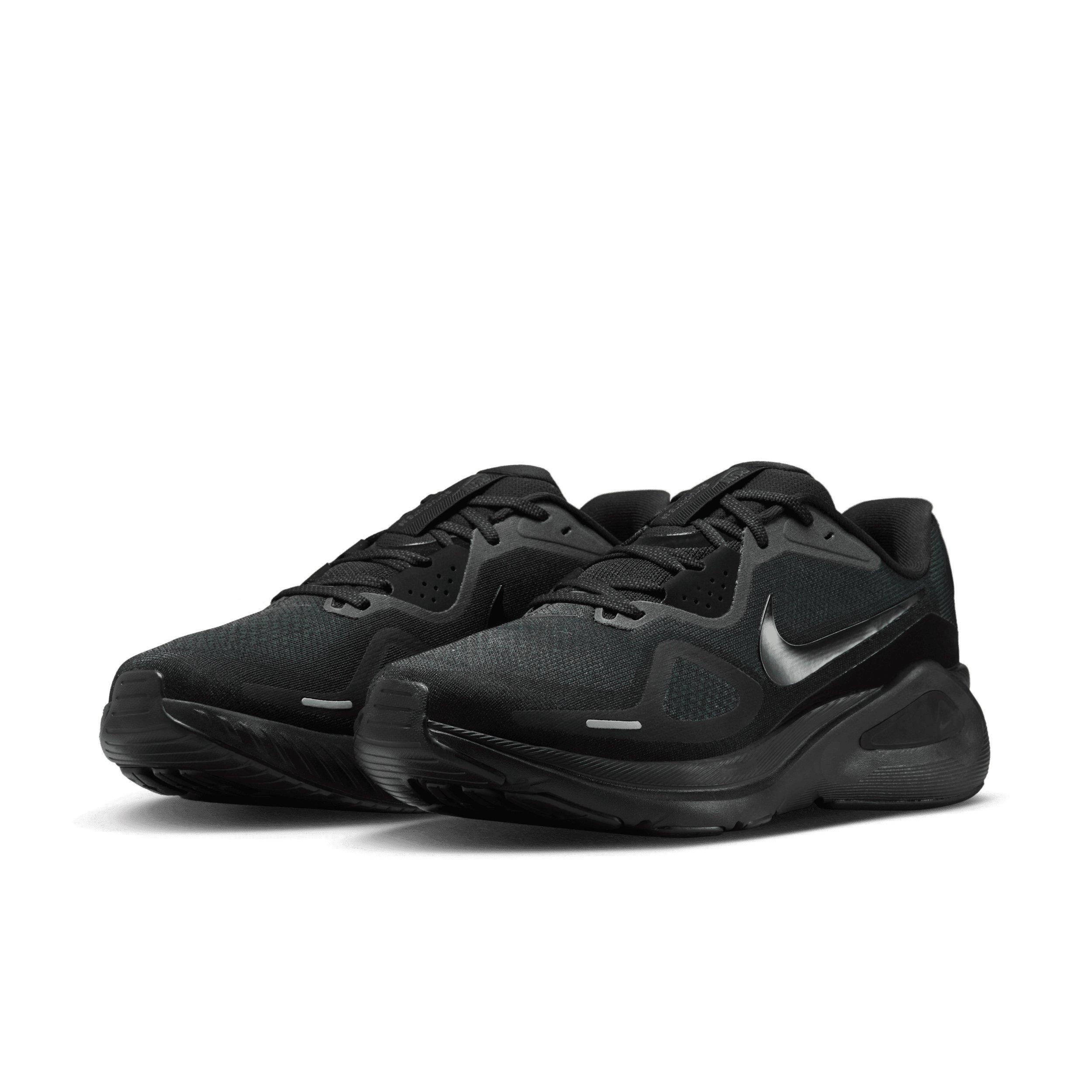 Nike Structure 26 "Black/Iron Grey/Black" Men's Running Shoe - BLACK/GREY/BLACK Thumbnail View 3