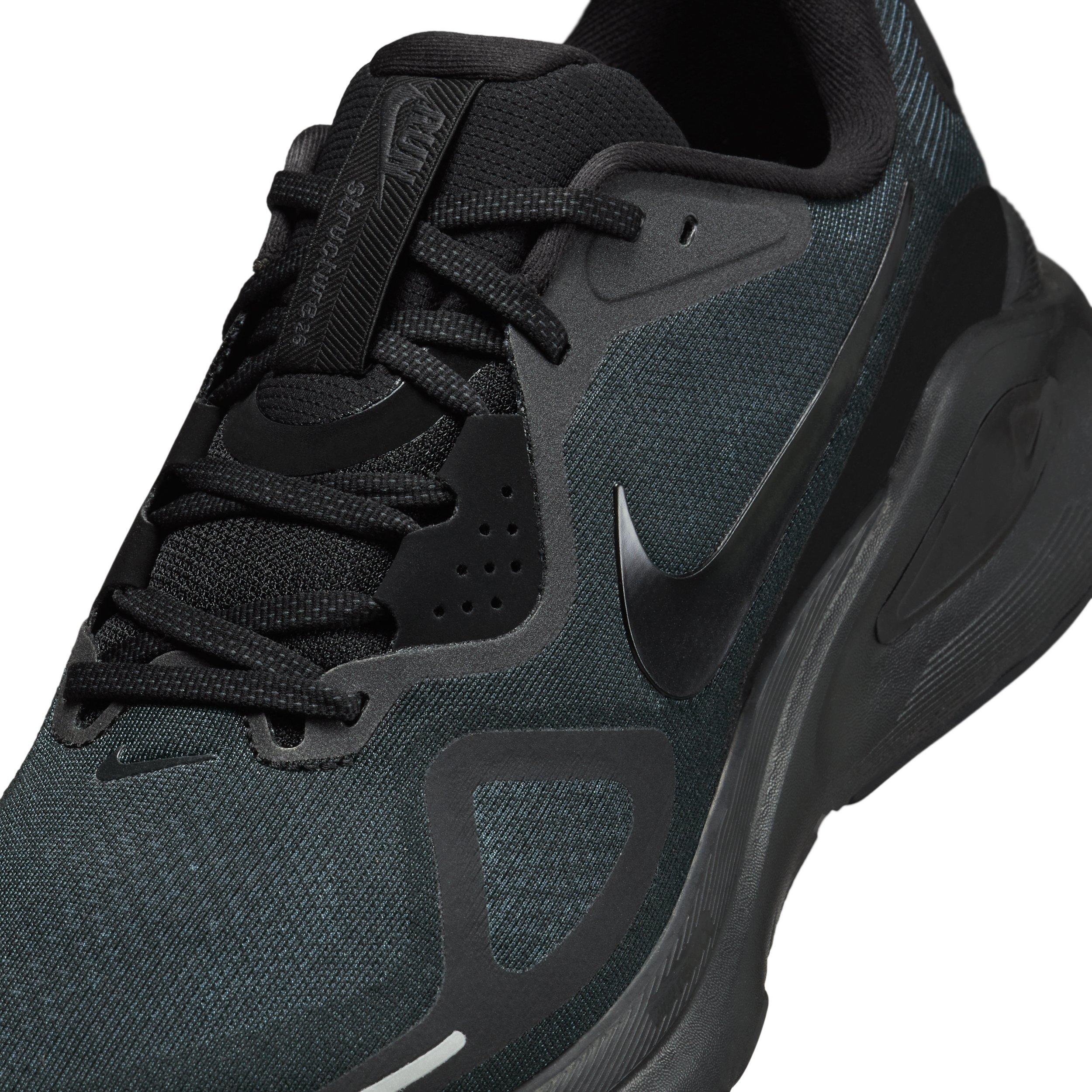 Nike Structure 26 "Black/Iron Grey/Black" Men's Running Shoe - BLACK/GREY/BLACK Thumbnail View 7