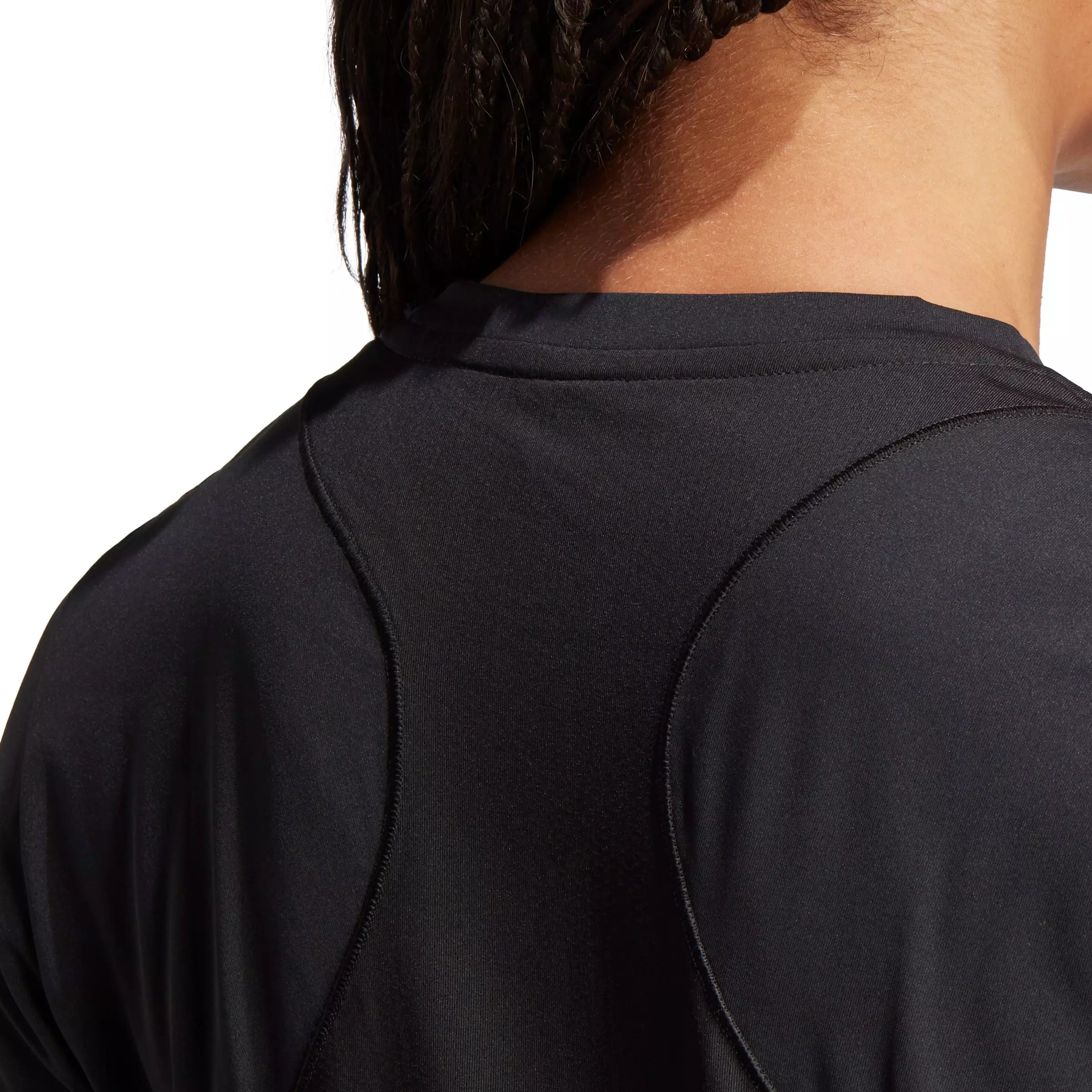 adidas Women's Designed For Training Tee - Black - BLACK