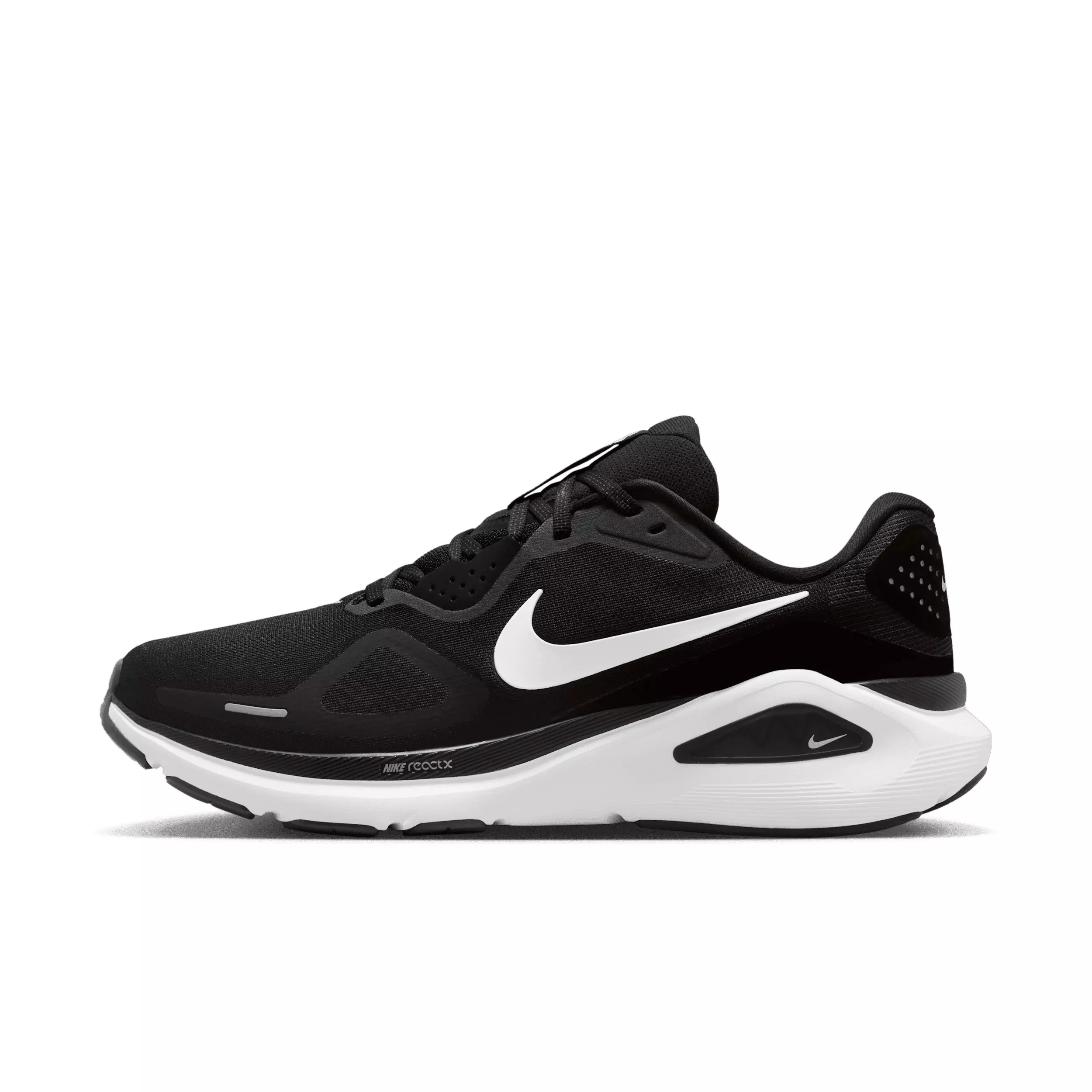 Nike Structure 26 "Black/Cool Grey/Metallic Silver/White" Men's Running Shoe - BLACK/GREY/SILVER/WHITE