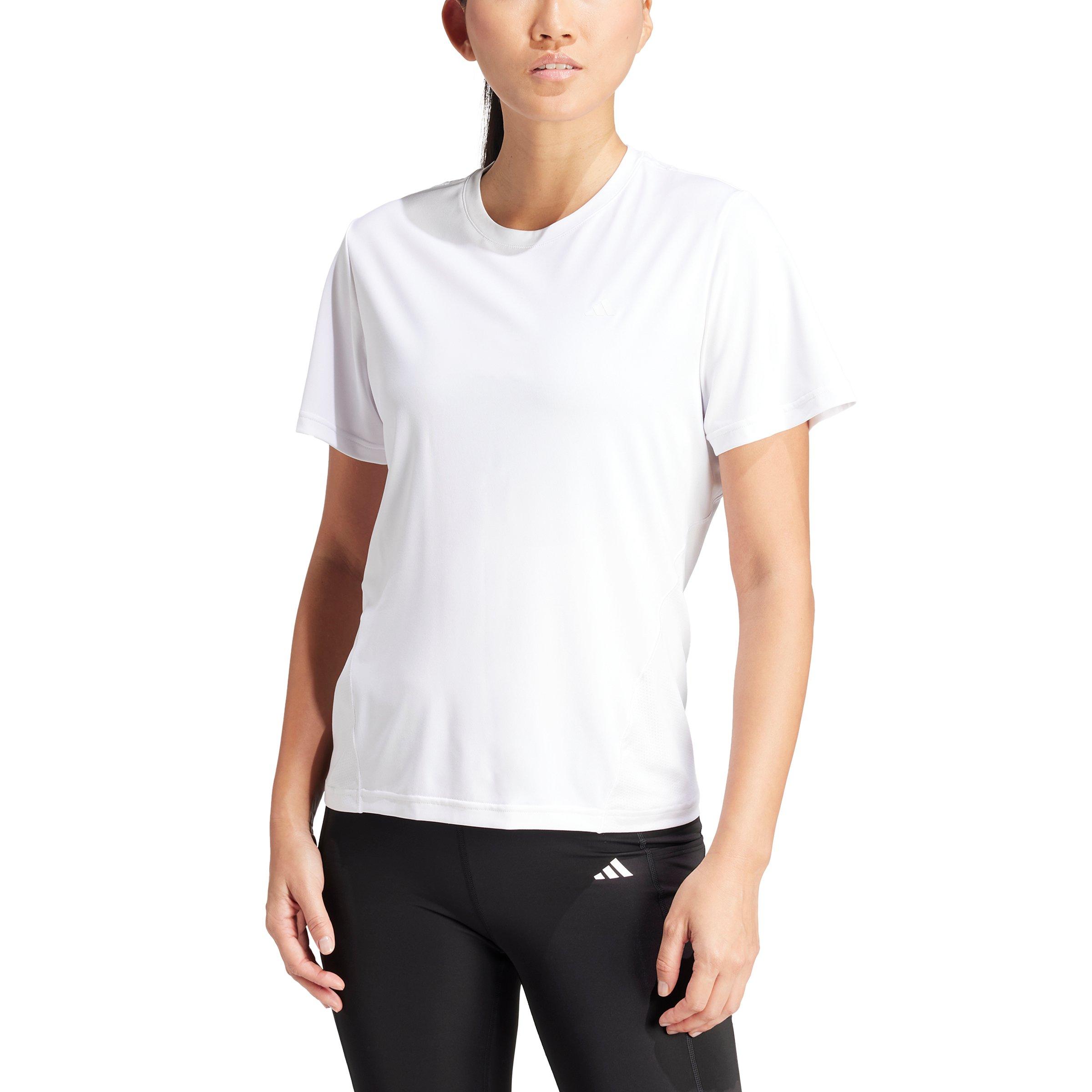 adidas Women's Designed For Training Tee - White - WHITE Thumbnail View 1