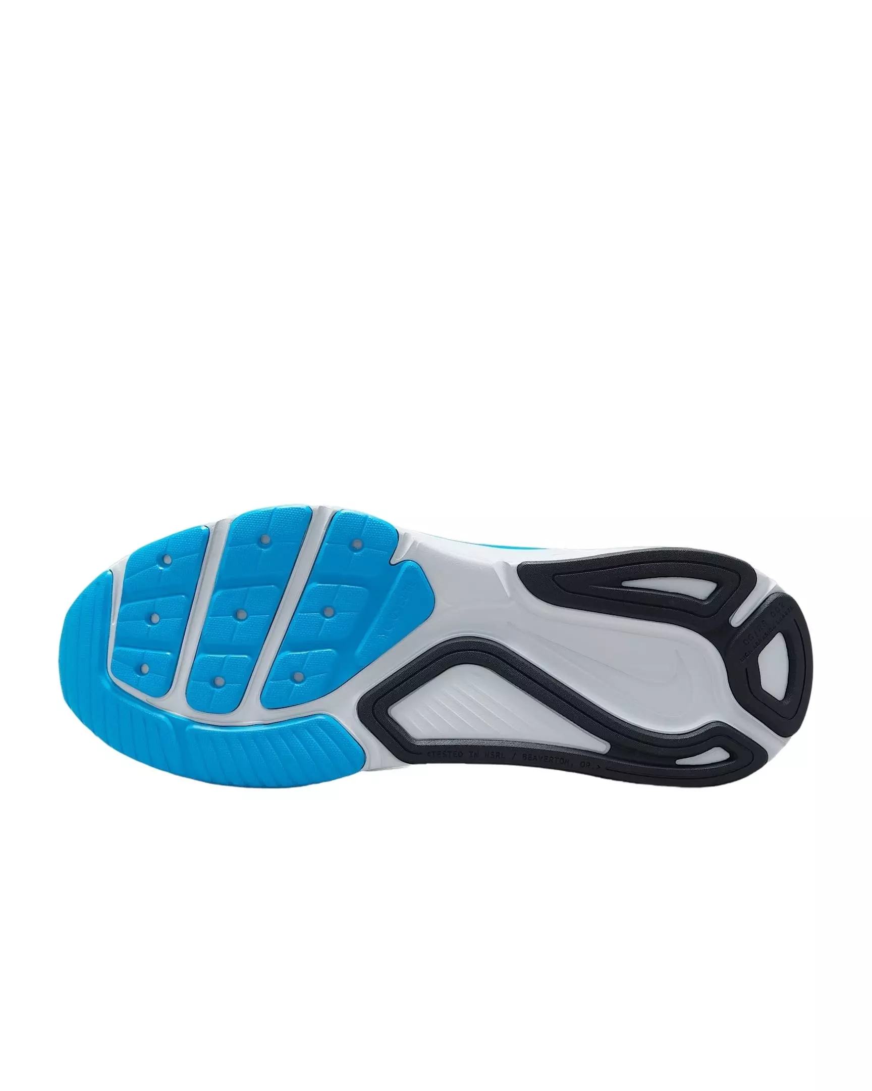 Nike Structure 26 "White/Blue Hero/Pure Platinum/Black" Men's Running Shoe - WHITE/BLUE/PLATINUM/BLACK