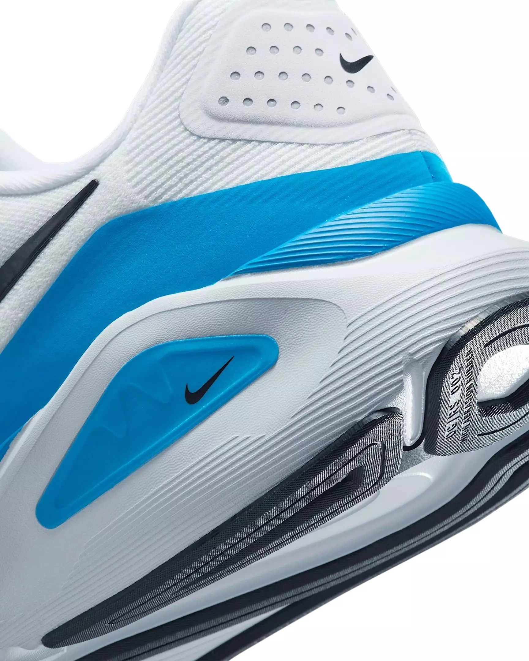 Nike Structure 26 "White/Blue Hero/Pure Platinum/Black" Men's Running Shoe - WHITE/BLUE/PLATINUM/BLACK