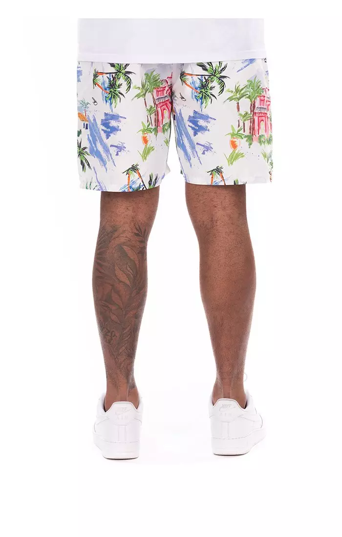 AKOO Men's Vineyard Shorts - White - WHITE