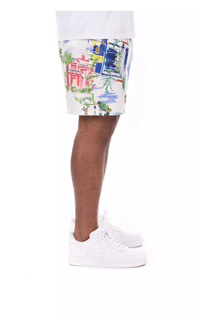 AKOO Men's Vineyard Shorts - White - WHITE