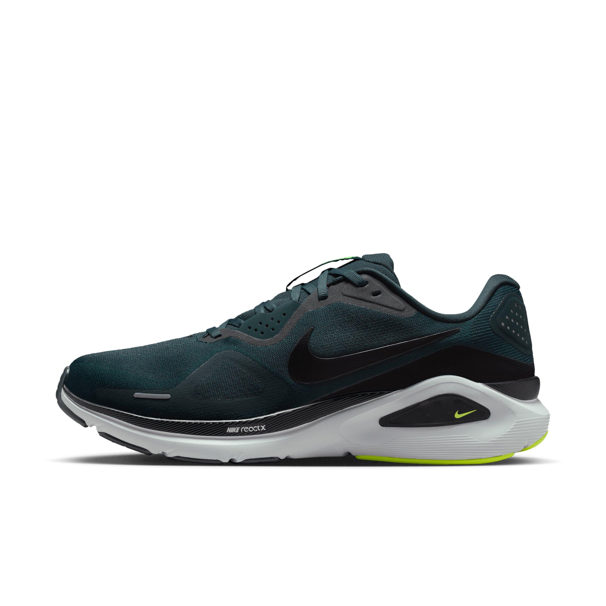 Nike Structure 26 "Seaweed/Volt/Pure Platinum/Black" Men's Running Shoe - SEAWEED/VOLT/PLATINUM/BLACK Thumbnail View 2