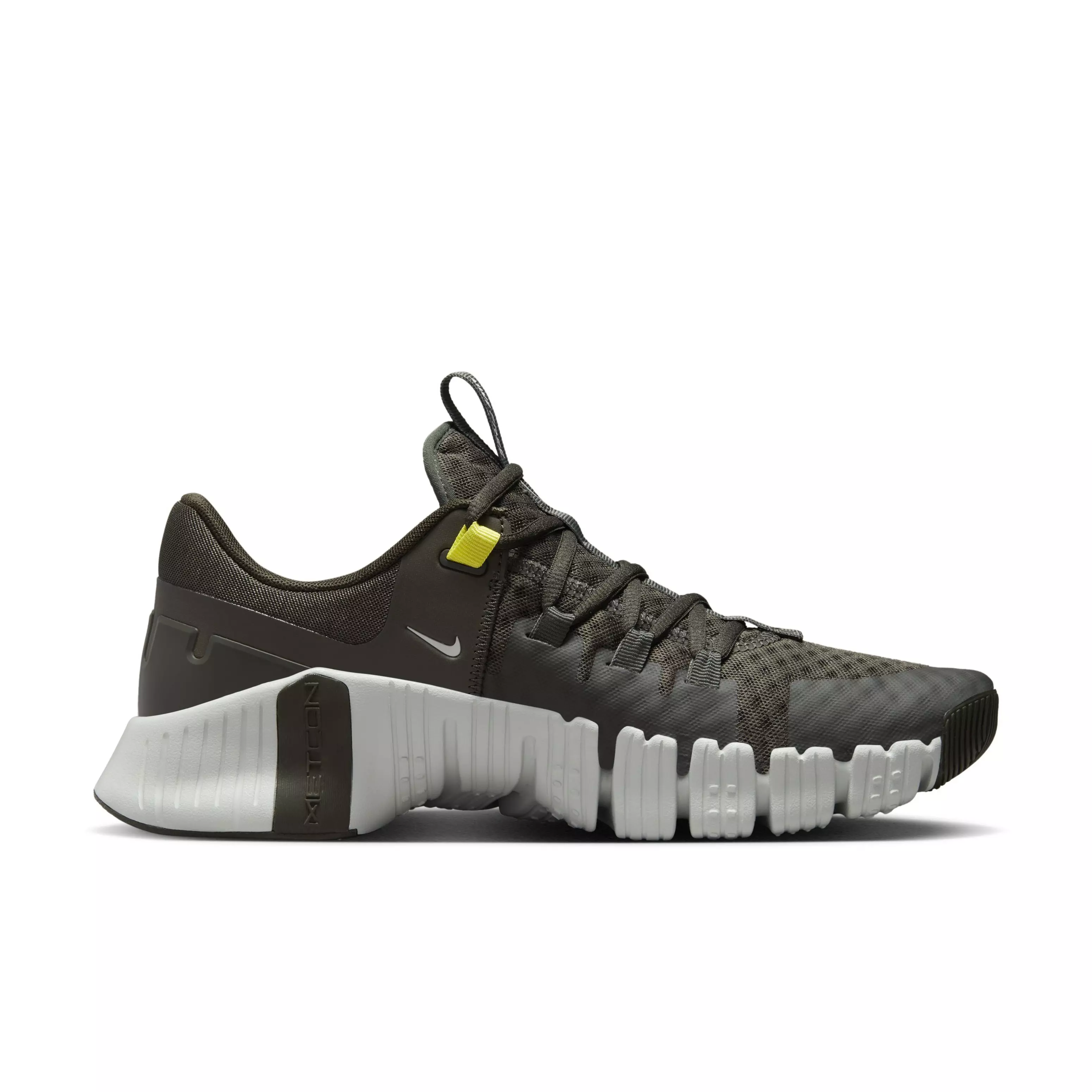 Nike Free Metcon 5 "Sequoia/High Voltage/Light Silver" Men's Training Shoe - SEQUOIA/VOLTAGE/LT SILVER