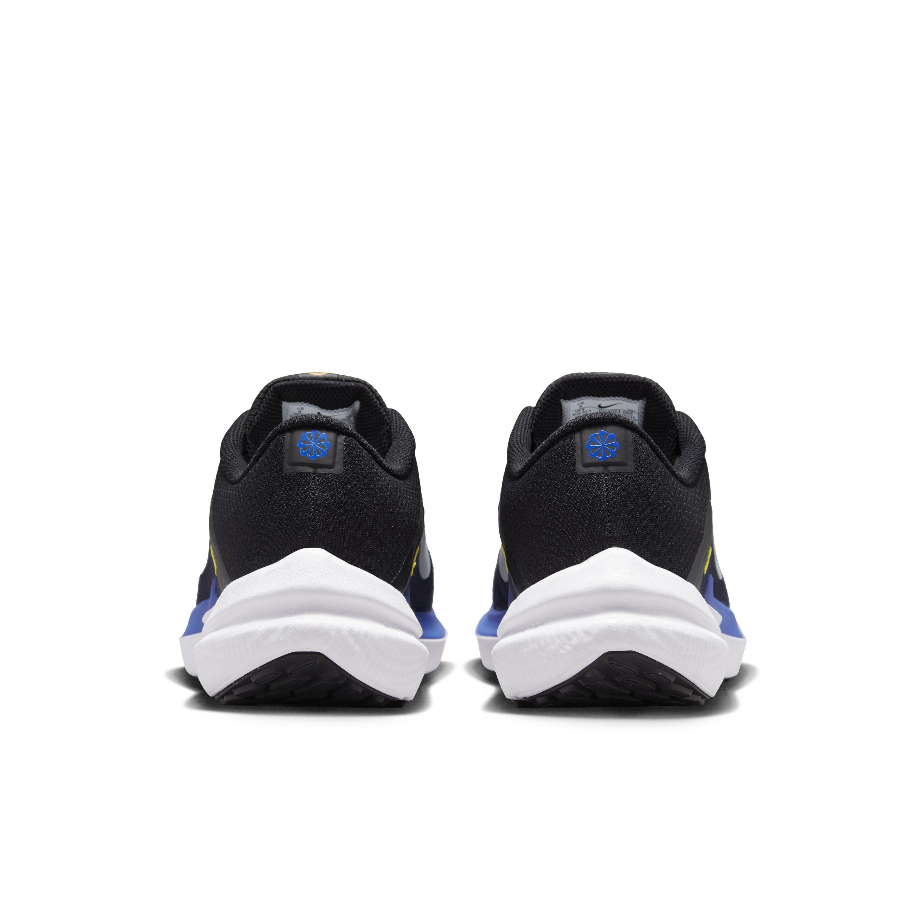 Nike Winflo 10 "Black/Wolf Grey/Racer Blue/High Voltage" Men's Running Shoe - BLACK/GREY/BLUE/VOLTAGE Thumbnail View 5