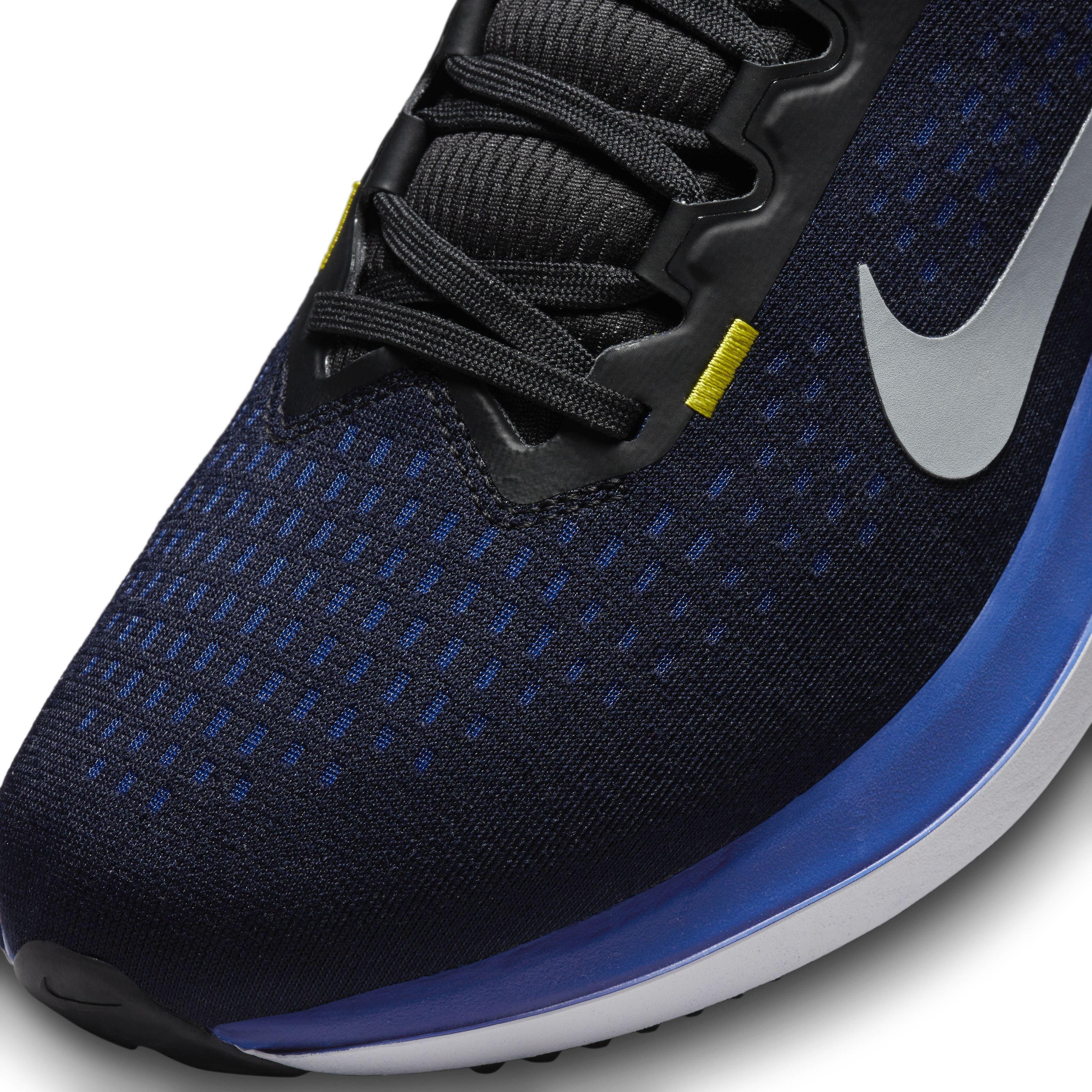 Nike Winflo 10 "Black/Wolf Grey/Racer Blue/High Voltage" Men's Running Shoe - BLACK/GREY/BLUE/VOLTAGE Thumbnail View 7