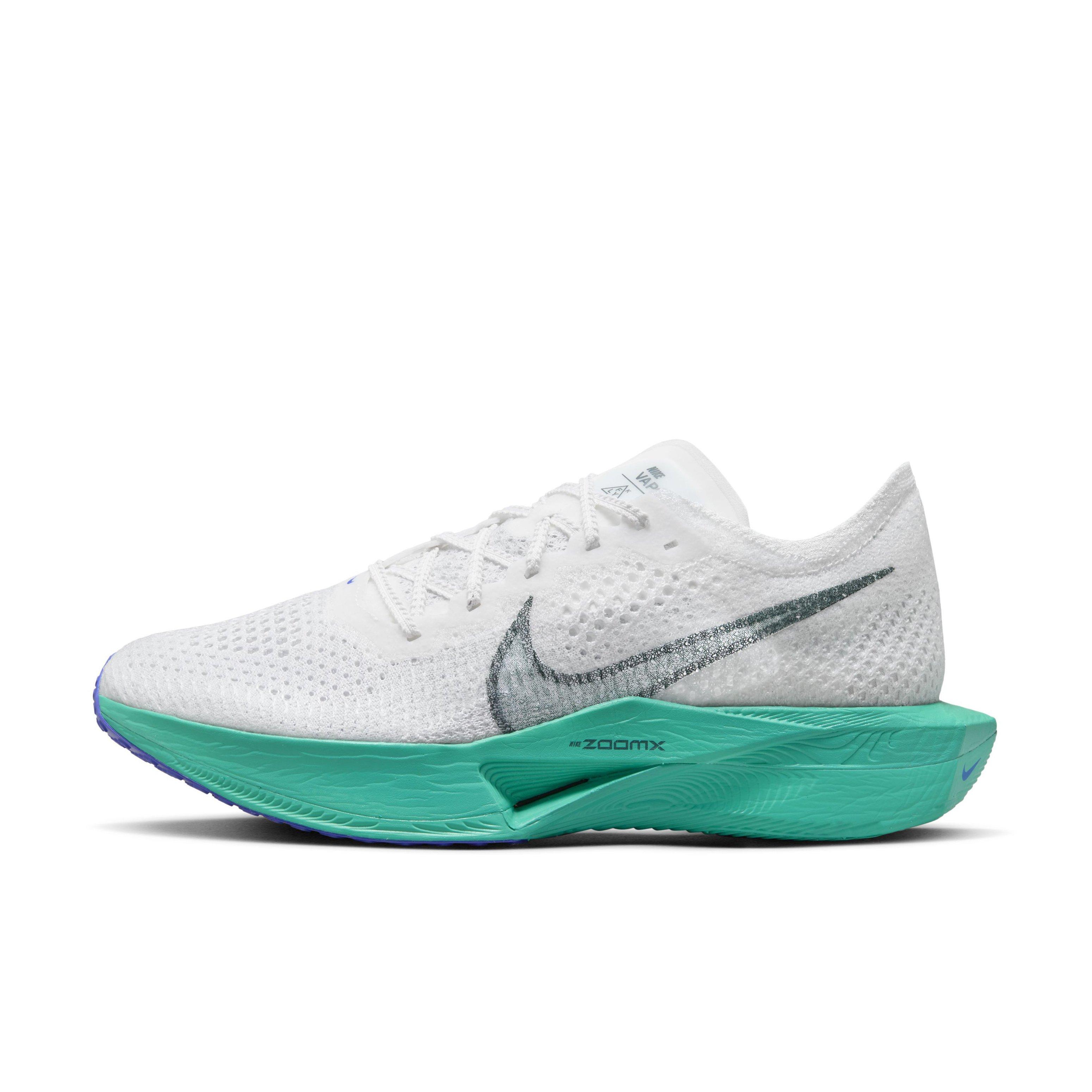 Nike Vaporfly 3 "White/Deep Jungle/Jade Ice/Clear Jade" Men's Running Shoe - WHITE/TEAL Thumbnail View 2