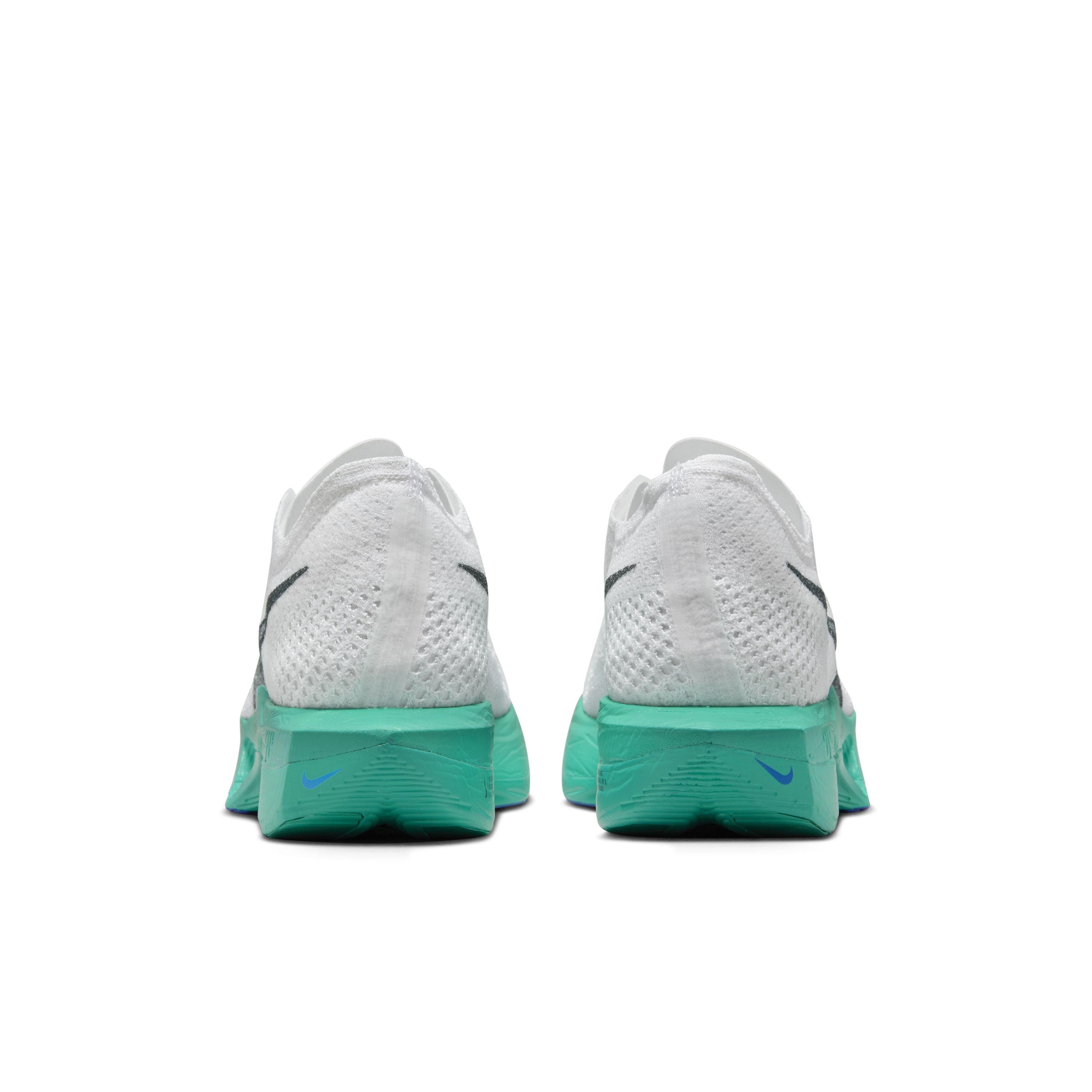 Nike Vaporfly 3 "White/Deep Jungle/Jade Ice/Clear Jade" Men's Running Shoe - WHITE/TEAL Thumbnail View 5