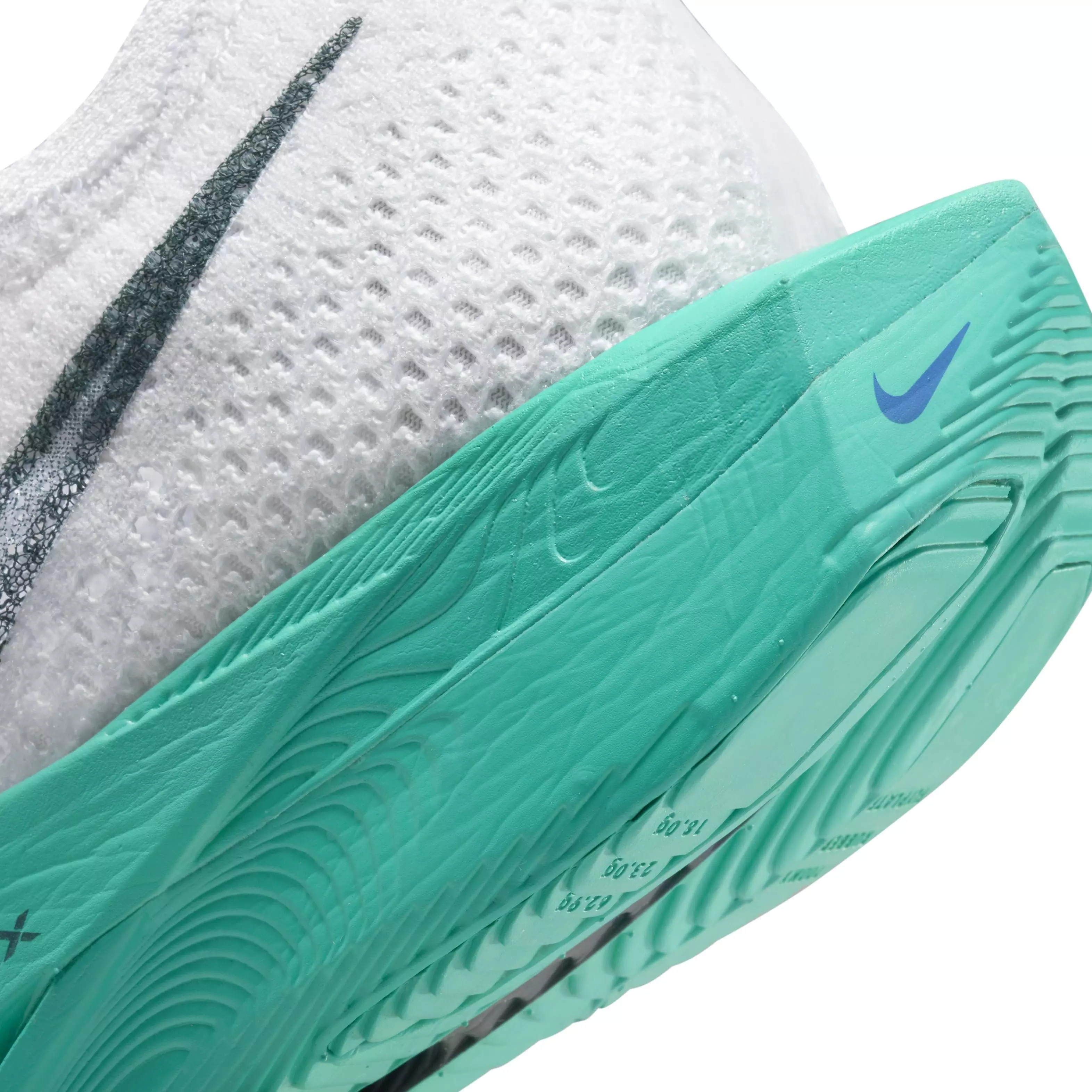 Nike Vaporfly 3 "White/Deep Jungle/Jade Ice/Clear Jade" Men's Running Shoe - WHITE/TEAL