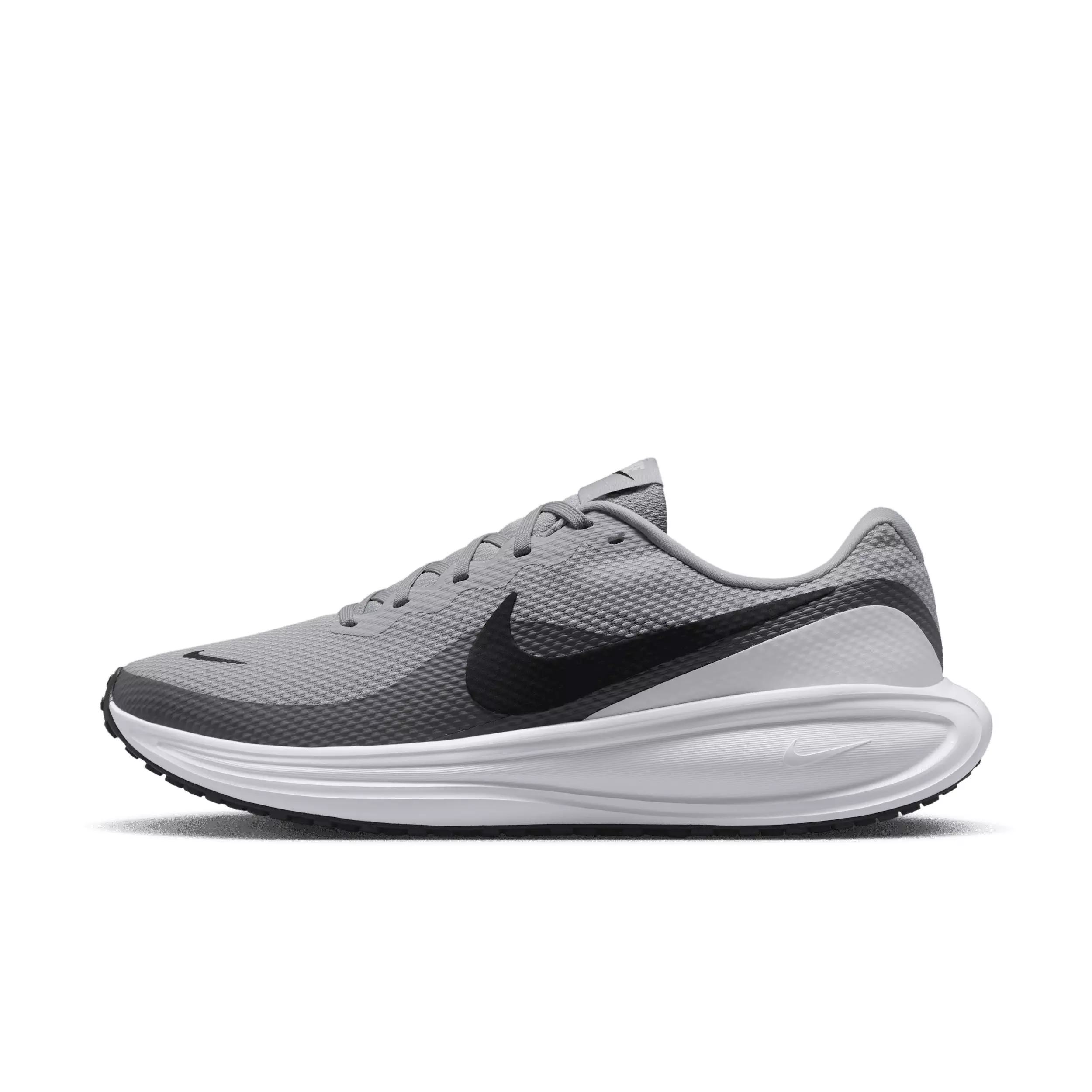 Nike Revolution 8 "Light Smoke Grey/Smoke Grey/White/Black" Men's Running Shoe - LT GREY/GREY/WHITE/BLACK