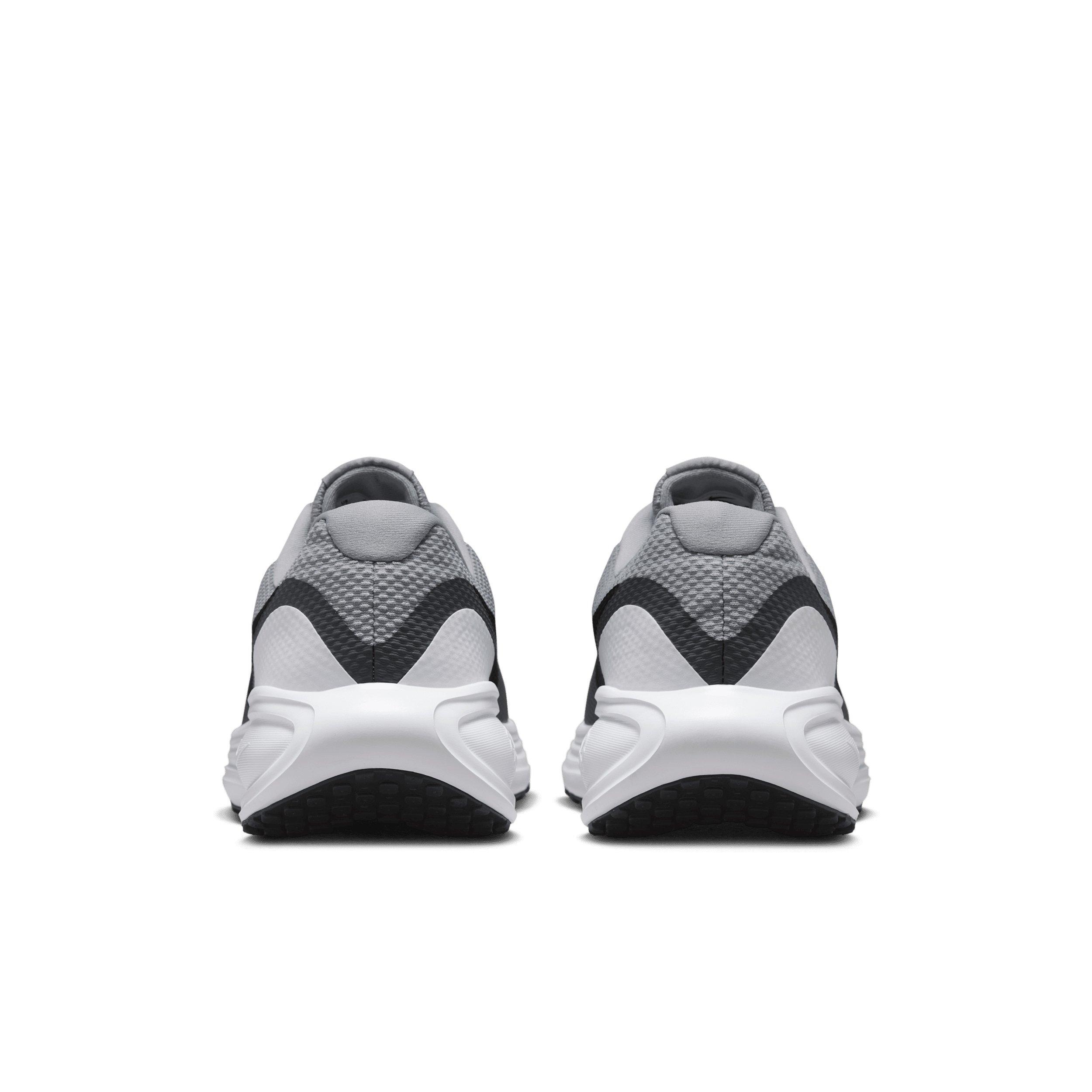 Nike Revolution 8 "Light Smoke Grey/Smoke Grey/White/Black" Men's Running Shoe - LT GREY/GREY/WHITE/BLACK Thumbnail View 5