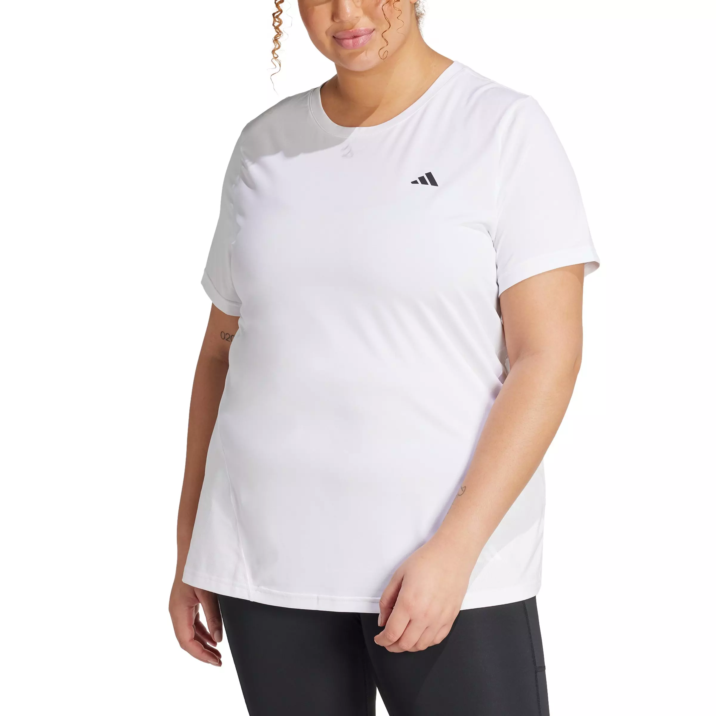 adidas Women's AEROREADY Designed For Training Tee - White - WHITE