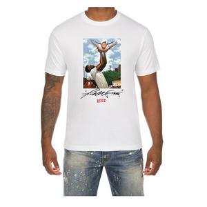 AKOO Men's Heart and Soul Short Sleeve Tee - White - WHITE