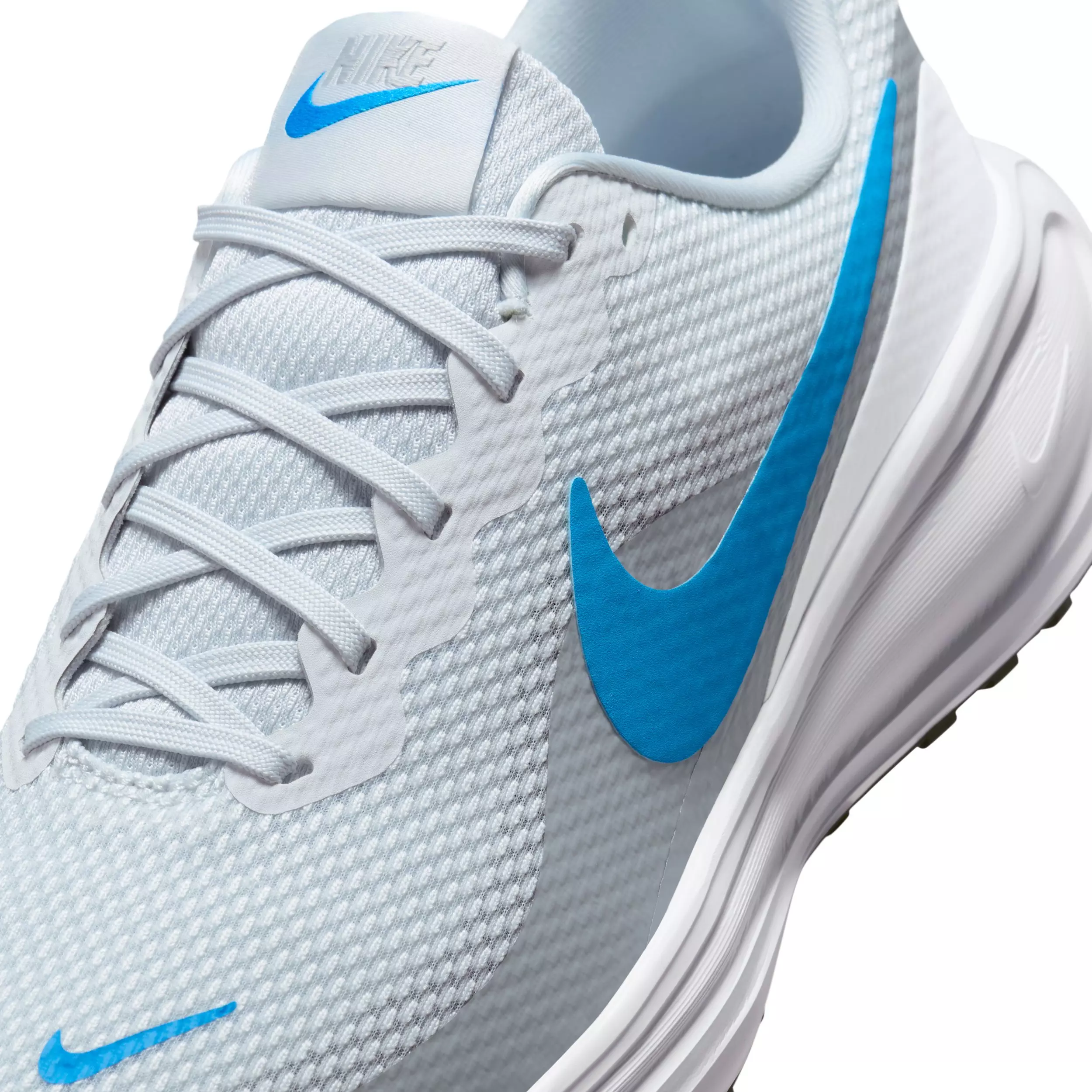 Nike Revolution 8 "Pure Platinum/Wolf Grey/White/Blue Hero" Men's Running Shoe - PLATINUM/GREY/WHITE/BLUE