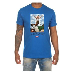 AKOO Men's Heart and Soul Short Sleeve Tee - Blue - BLUE